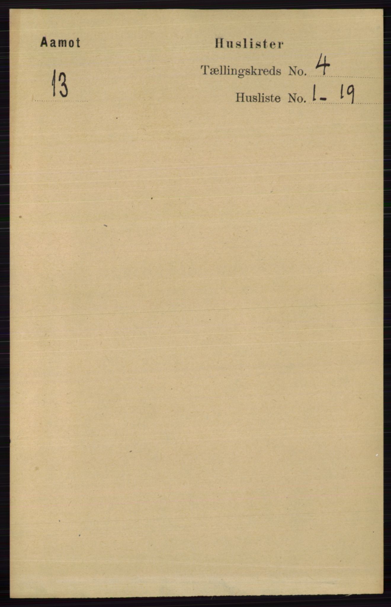 RA, 1891 census for 0429 Åmot, 1891, p. 2100