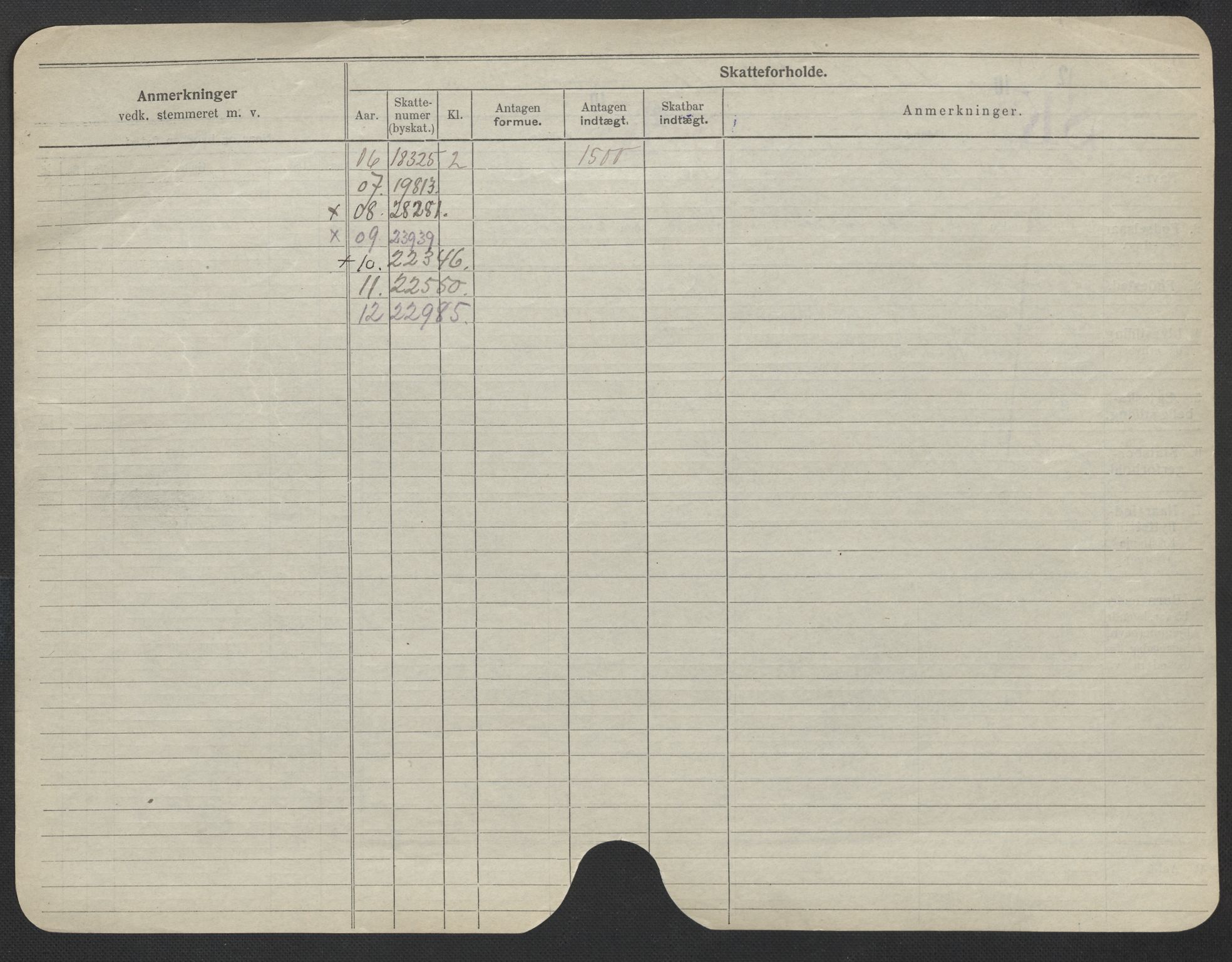 Oslo folkeregister, Registerkort, AV/SAO-A-11715/F/Fa/Fac/L0022: Kvinner, 1906-1914, p. 633b