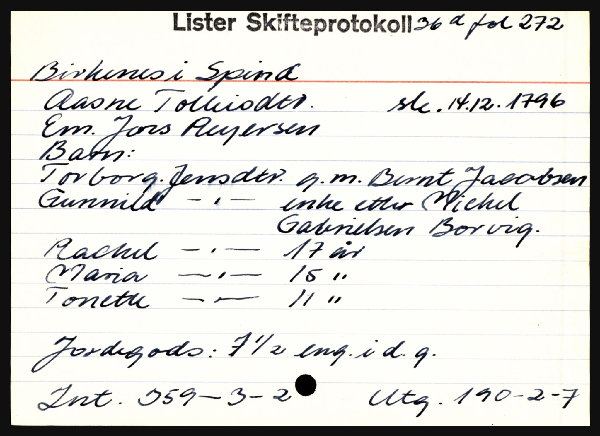 Lister sorenskriveri, AV/SAK-1221-0003/H, p. 2209