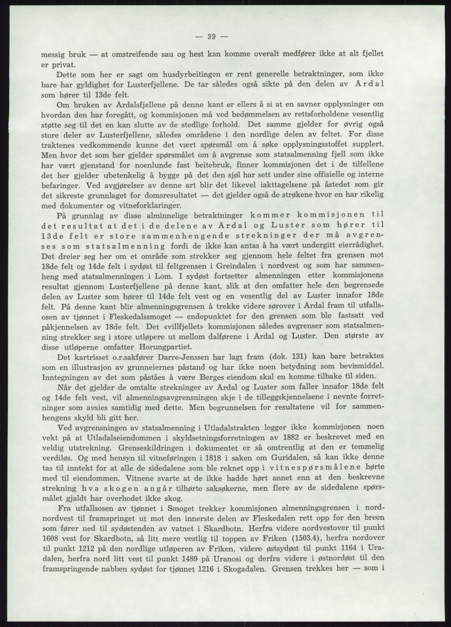 Høyfjellskommisjonen, AV/RA-S-1546/X/Xa/L0001: Nr. 1-33, 1909-1953, p. 5662