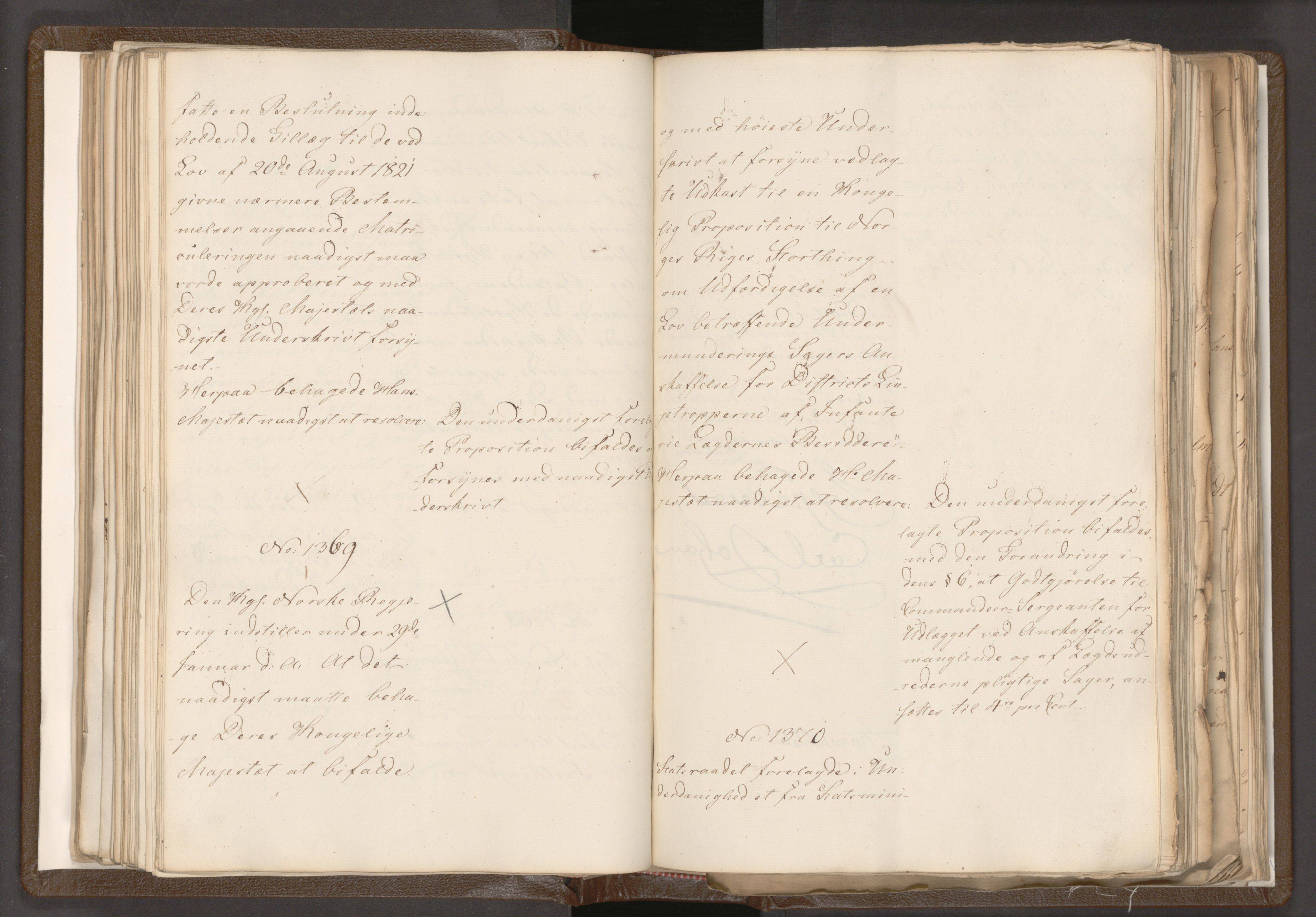 Statsrådssekretariatet, AV/RA-S-1001/A/Ab/L0018: Kgl. res. nr. 1112-1753, 1. halvår, 1824