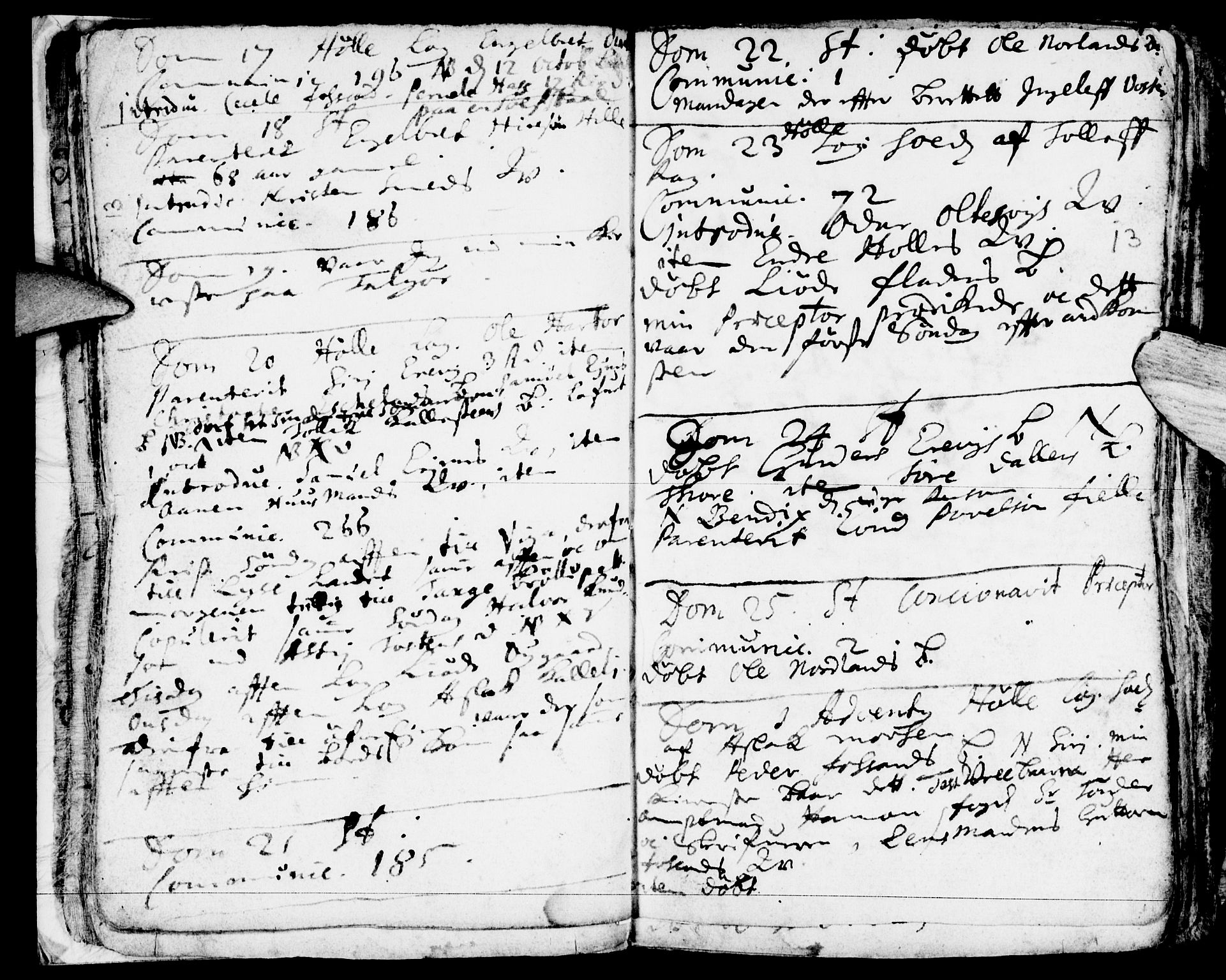 Strand sokneprestkontor, SAST/A-101828/H/Ha/Haa/L0001: Parish register (official) no. A 1, 1702-1745, p. 13