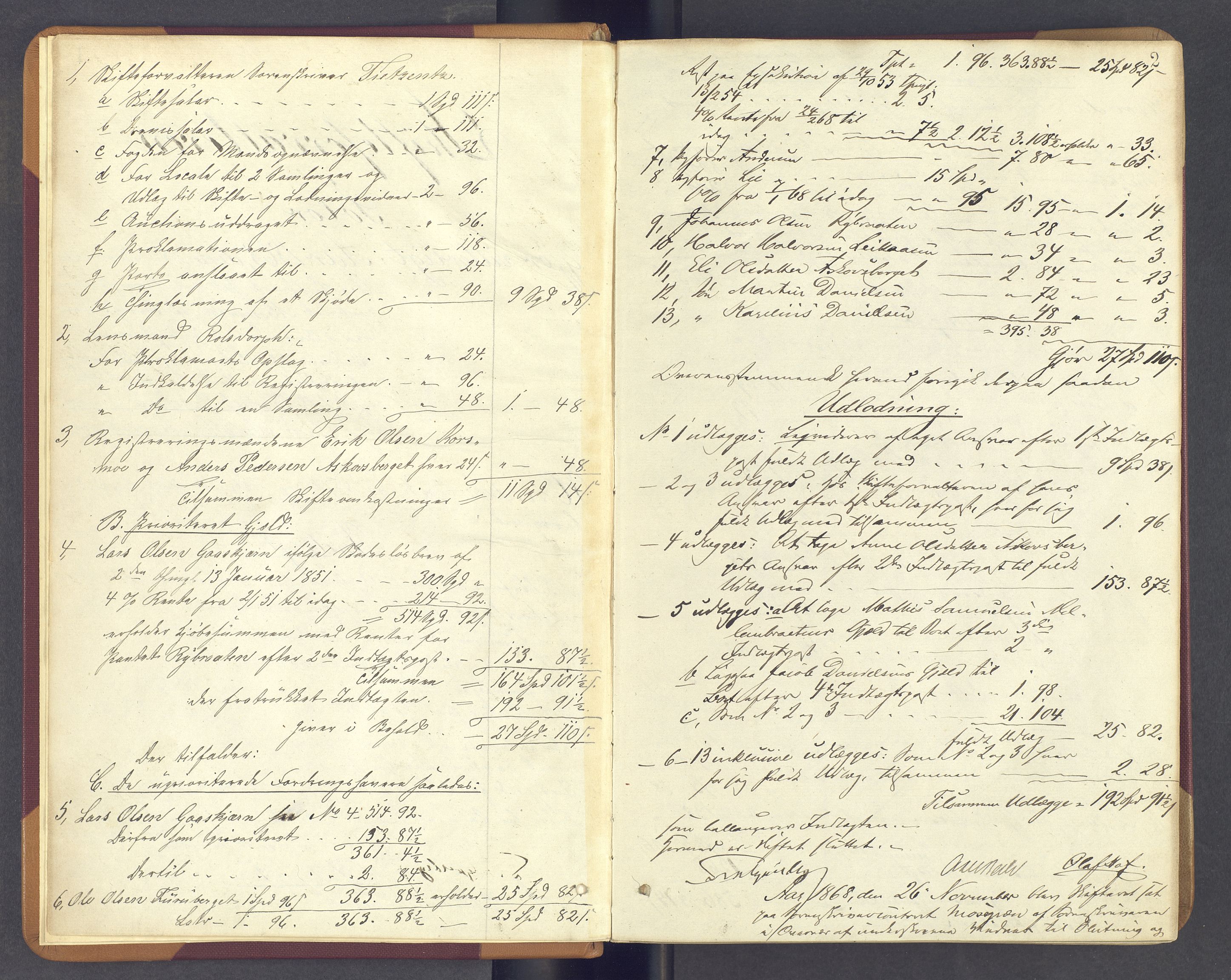 Solør tingrett, AV/SAH-TING-008/J/Jc/L0002: Skifteutlodningsprotokoll - Grue, 1868-1897, p. 1b-2a