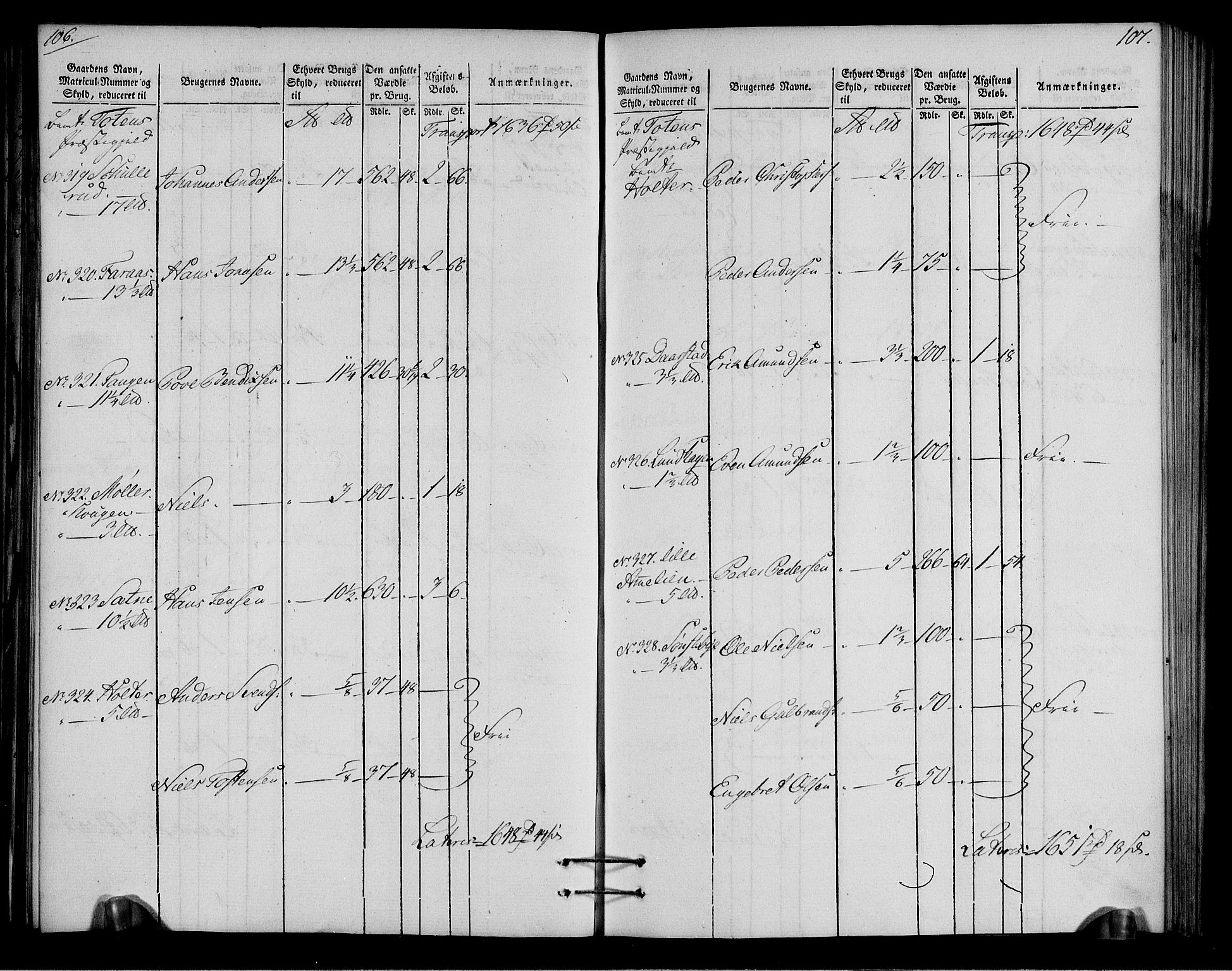 Rentekammeret inntil 1814, Realistisk ordnet avdeling, AV/RA-EA-4070/N/Ne/Nea/L0037: Toten fogderi. Oppebørselsregister, 1803-1804, p. 56