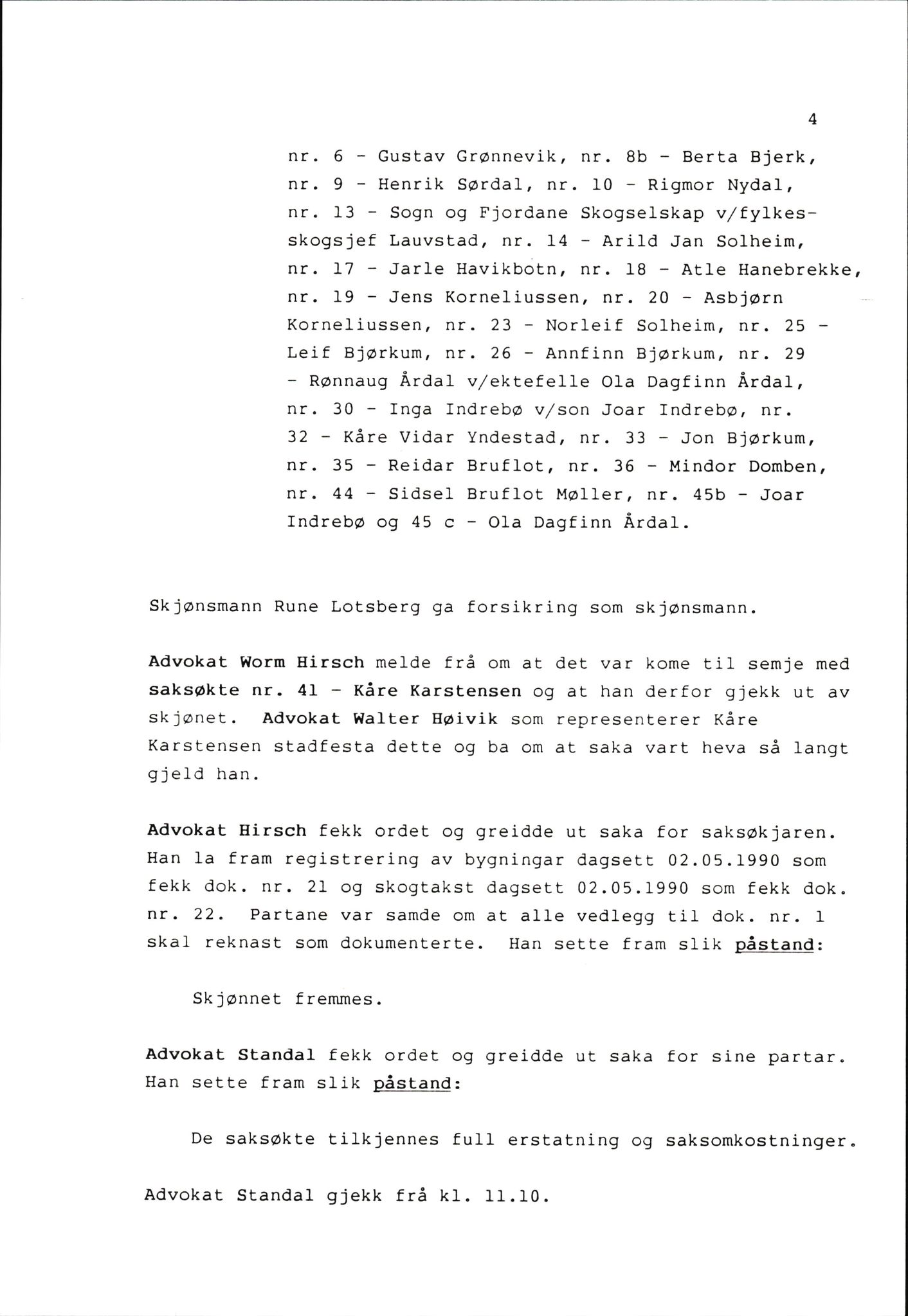 Sunnfjord tingrett, AV/SAB-A-3201/2/F/Fo/L0098: B-saker 29, 1988, p. 4