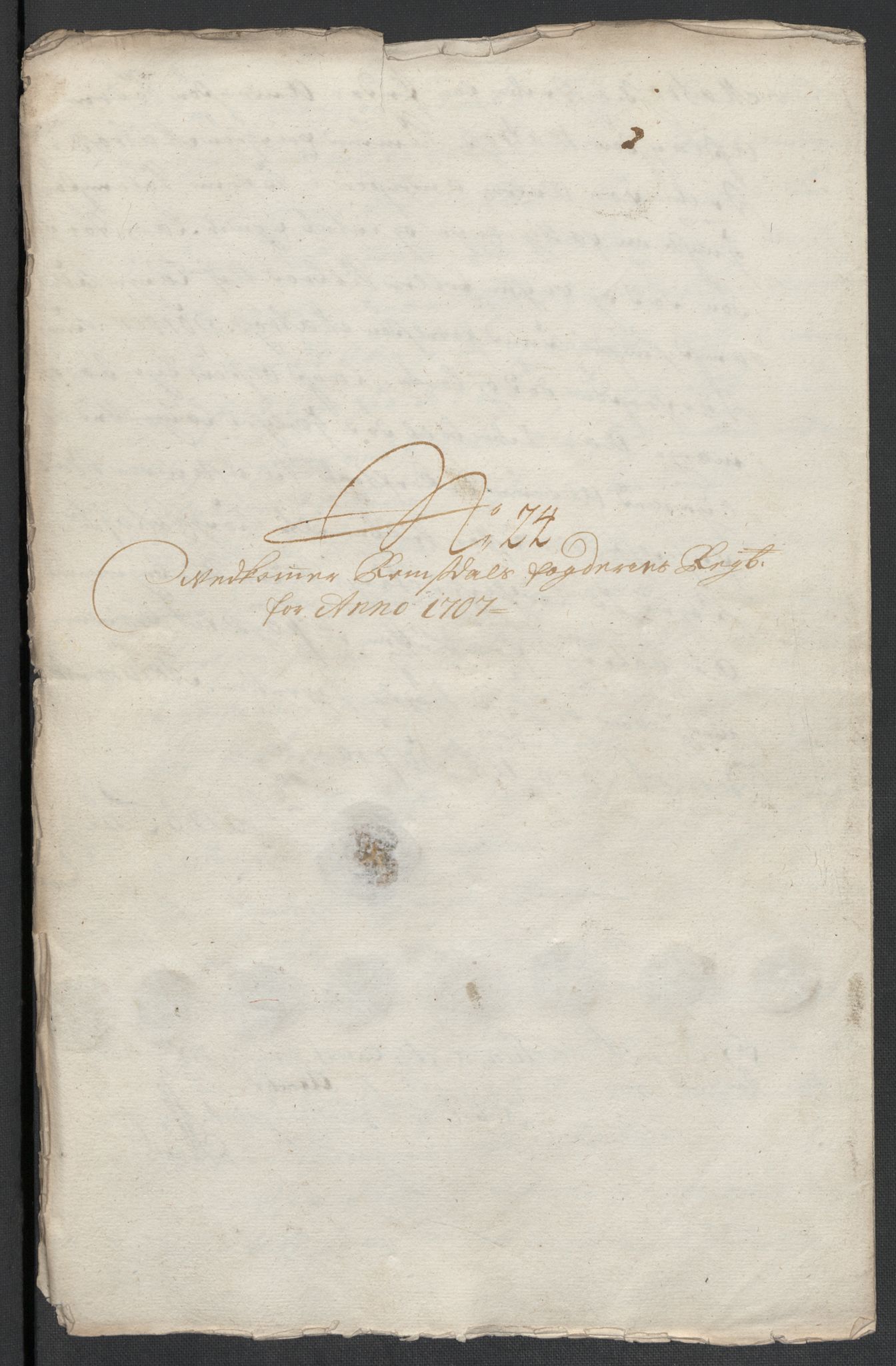 Rentekammeret inntil 1814, Reviderte regnskaper, Fogderegnskap, AV/RA-EA-4092/R55/L3658: Fogderegnskap Romsdal, 1707-1708, p. 167