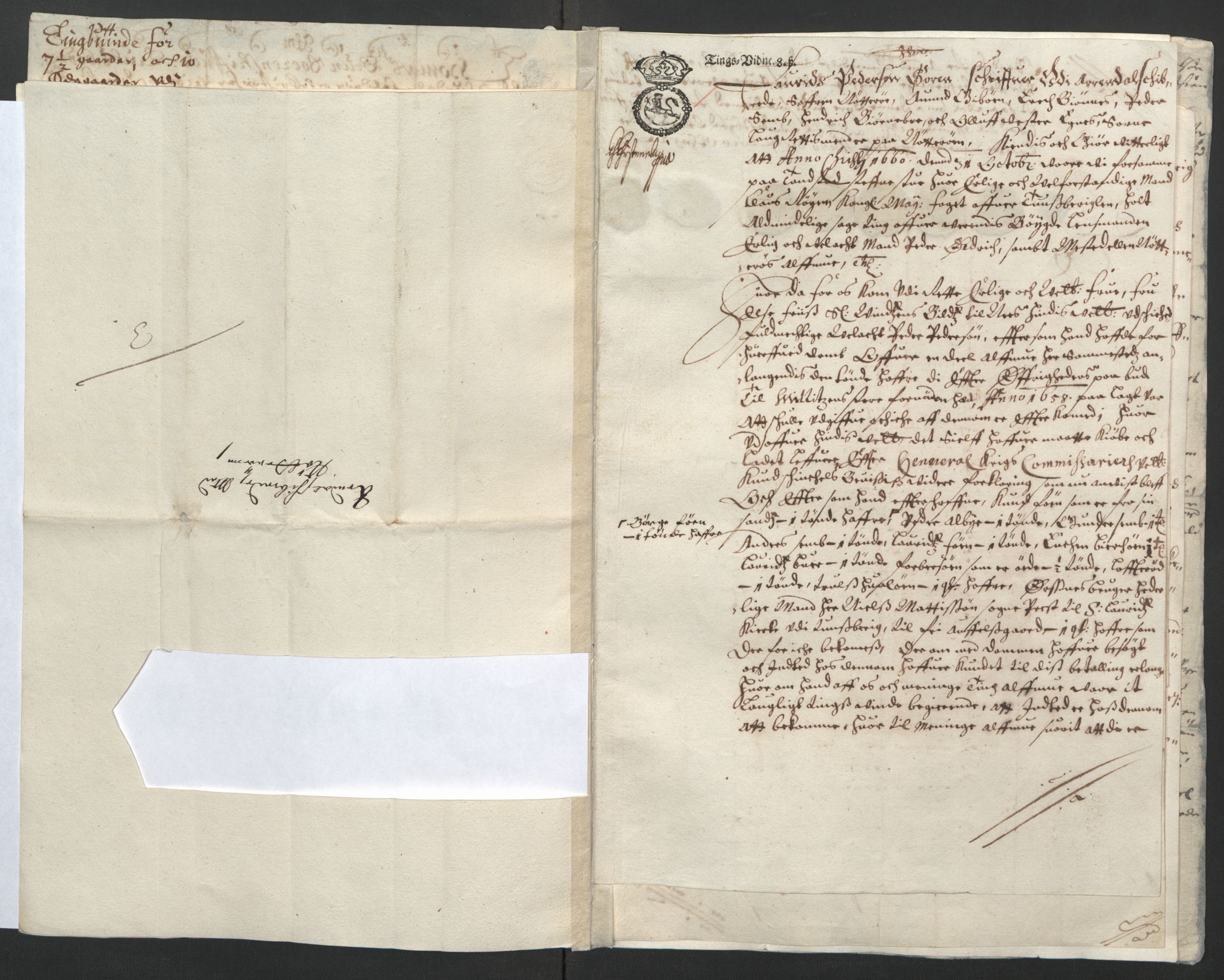 Rentekammeret inntil 1814, Reviderte regnskaper, Lensregnskaper, AV/RA-EA-5023/R/Rb/Rbo/L0035: Tønsberg len, 1658-1661