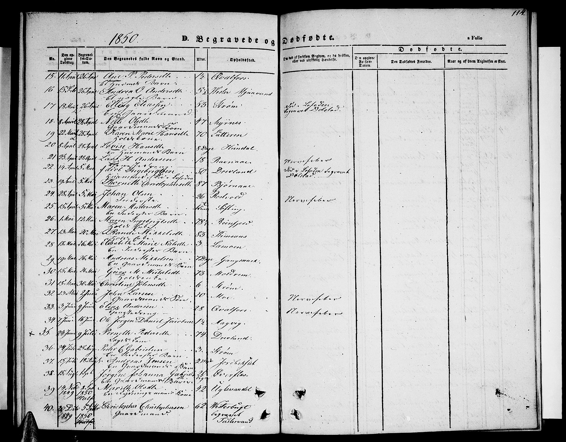 Ministerialprotokoller, klokkerbøker og fødselsregistre - Nordland, AV/SAT-A-1459/820/L0300: Parish register (copy) no. 820C02, 1846-1850, p. 114