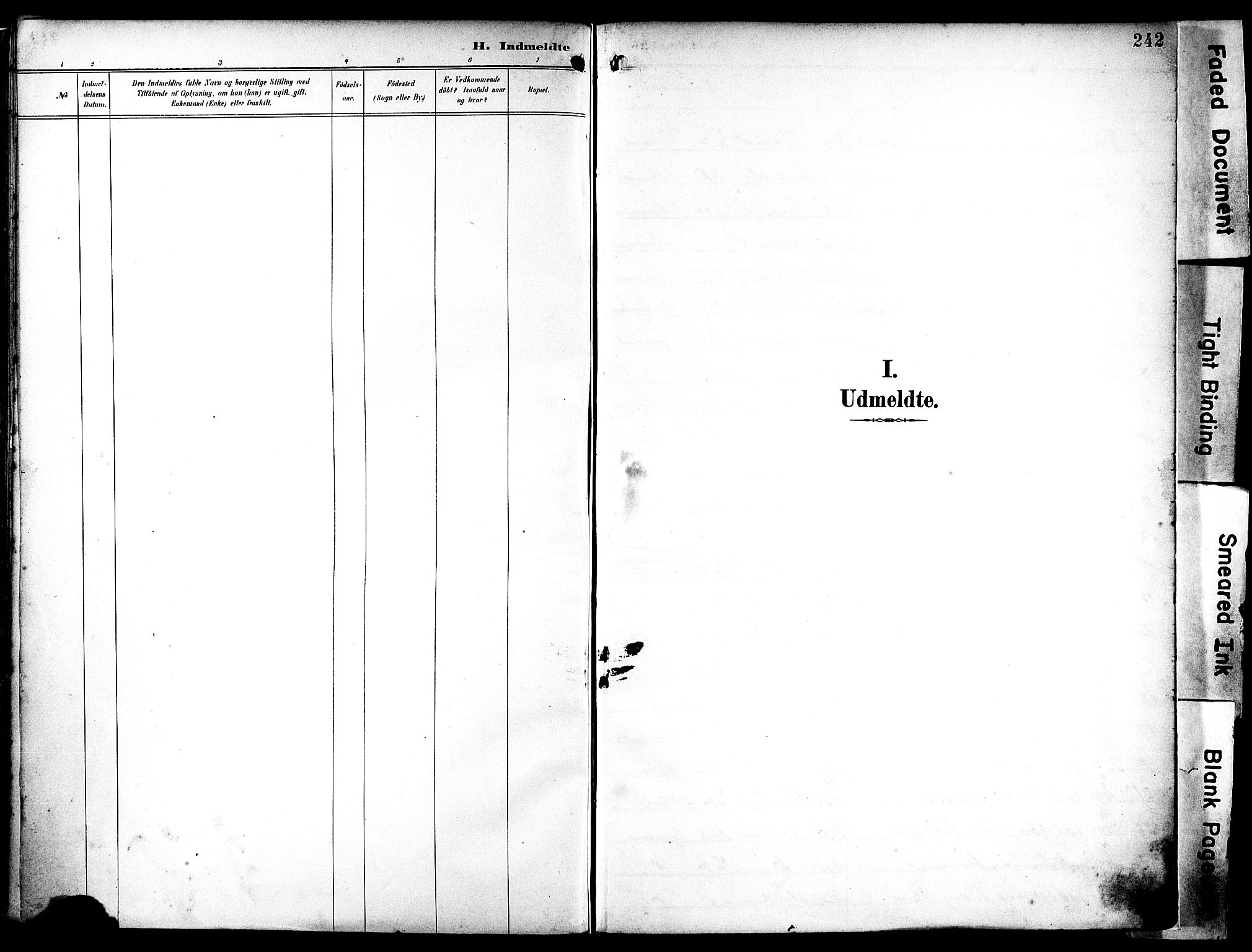 Eigersund sokneprestkontor, SAST/A-101807/S08/L0019: Parish register (official) no. A 18, 1892-1905, p. 242