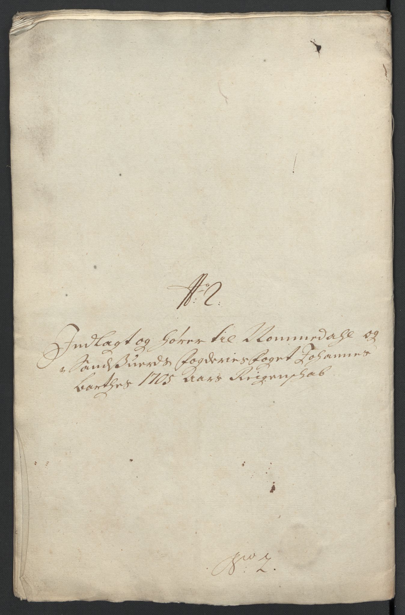 Rentekammeret inntil 1814, Reviderte regnskaper, Fogderegnskap, RA/EA-4092/R24/L1583: Fogderegnskap Numedal og Sandsvær, 1705-1706, p. 33