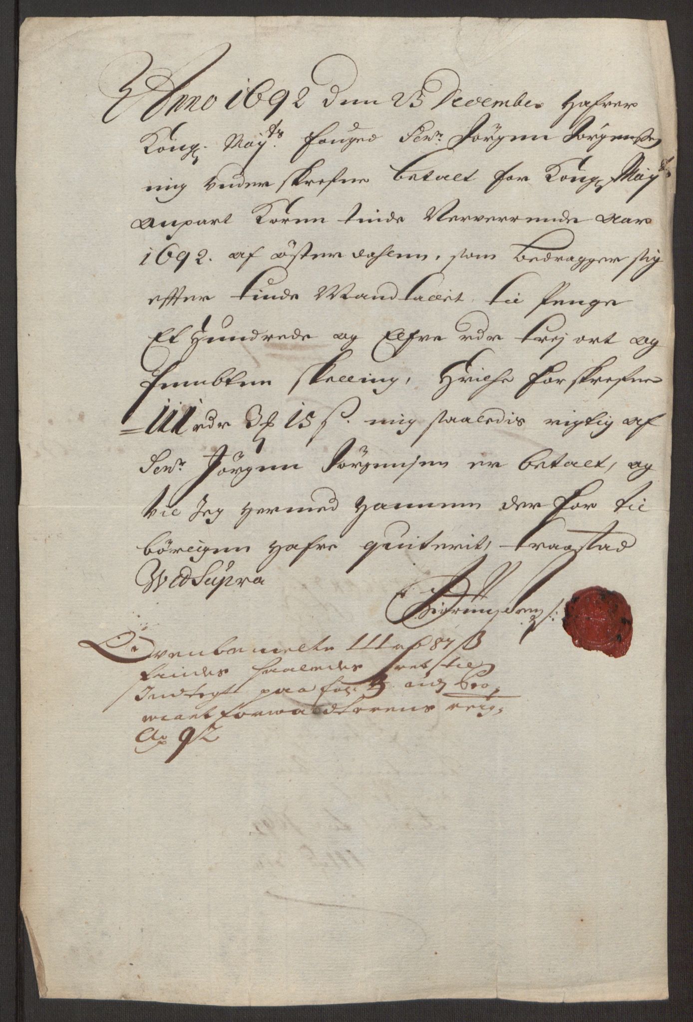 Rentekammeret inntil 1814, Reviderte regnskaper, Fogderegnskap, RA/EA-4092/R13/L0830: Fogderegnskap Solør, Odal og Østerdal, 1692, p. 348