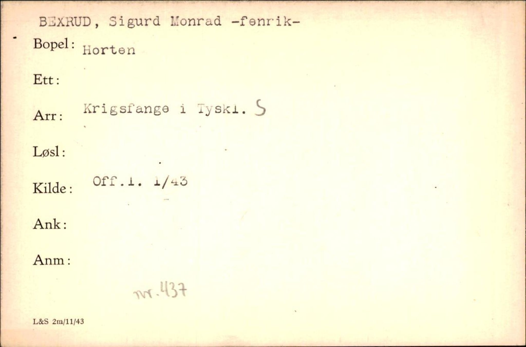 Forsvaret, Forsvarets krigshistoriske avdeling, AV/RA-RAFA-2017/Y/Yf/L0200: II-C-11-2102  -  Norske krigsfanger i Tyskland, 1940-1945, p. 94