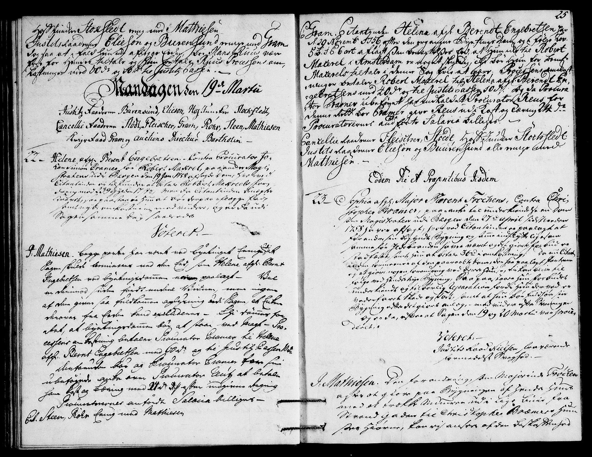 Overhoffretten 1667-1797, AV/RA-EA-2884/Ac/L0196: Voteringsprotokoll, 1759, p. 24b-25a
