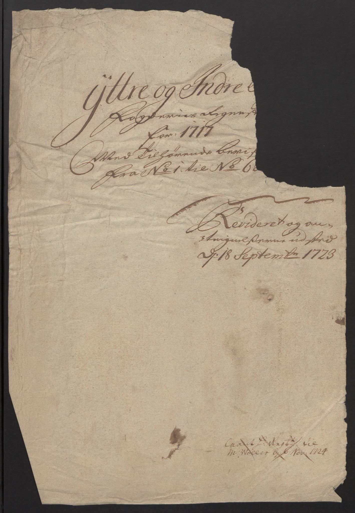 Rentekammeret inntil 1814, Reviderte regnskaper, Fogderegnskap, AV/RA-EA-4092/R52/L3321: Fogderegnskap Sogn, 1717-1718, p. 3