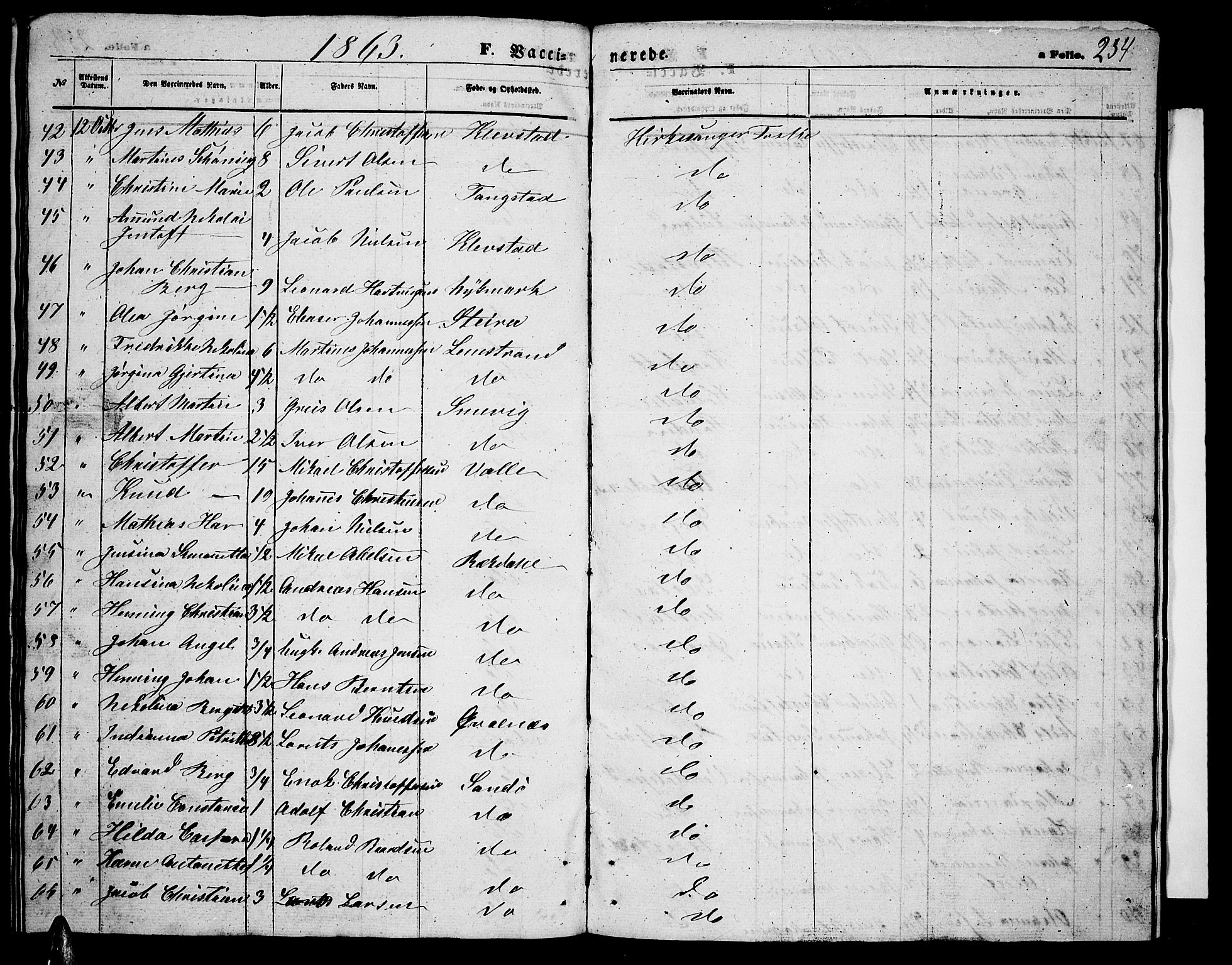 Ministerialprotokoller, klokkerbøker og fødselsregistre - Nordland, SAT/A-1459/880/L1140: Parish register (copy) no. 880C02, 1861-1875, p. 254