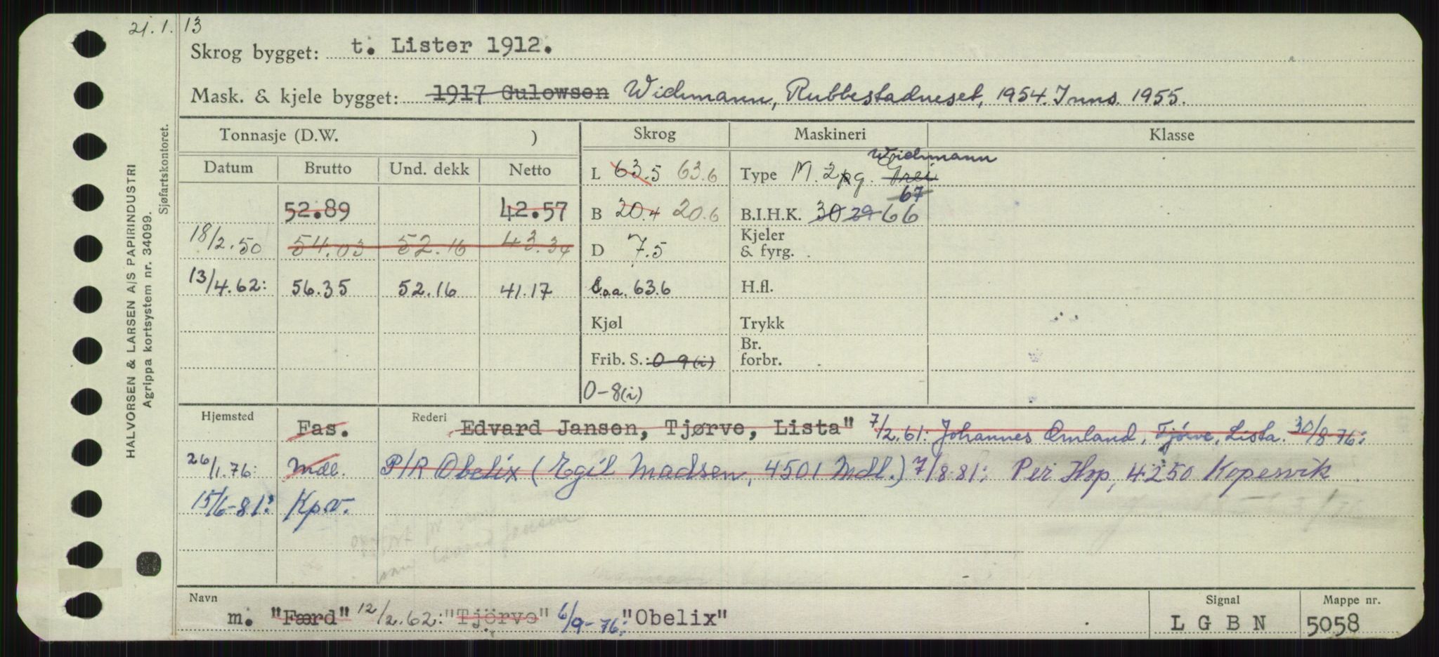 Sjøfartsdirektoratet med forløpere, Skipsmålingen, RA/S-1627/H/Ha/L0004/0001: Fartøy, Mas-R / Fartøy, Mas-Odd, p. 963