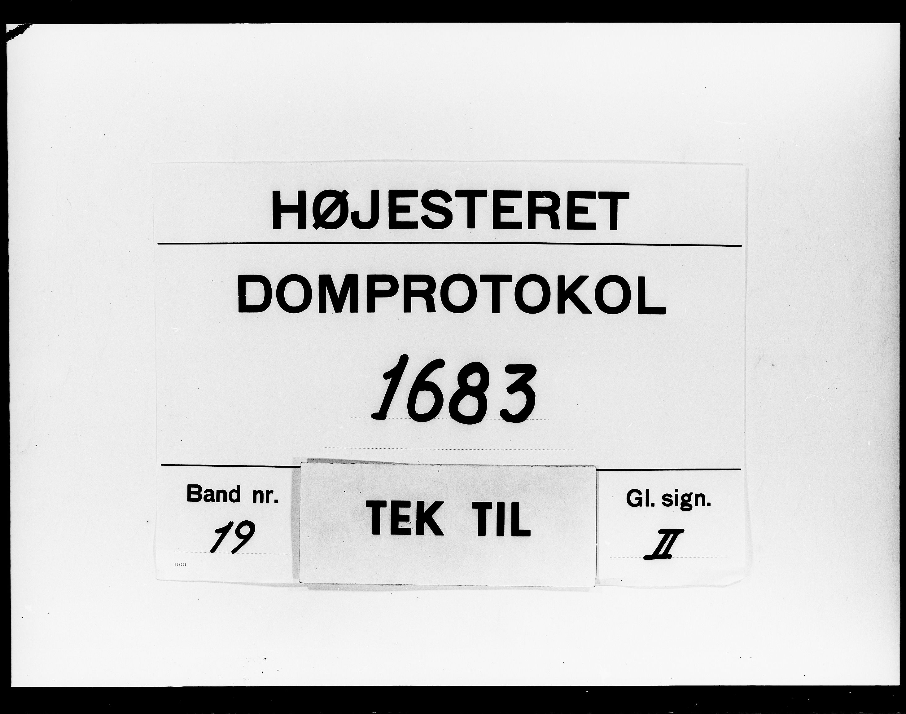 Højesteret, DRA/A-0009, 1683