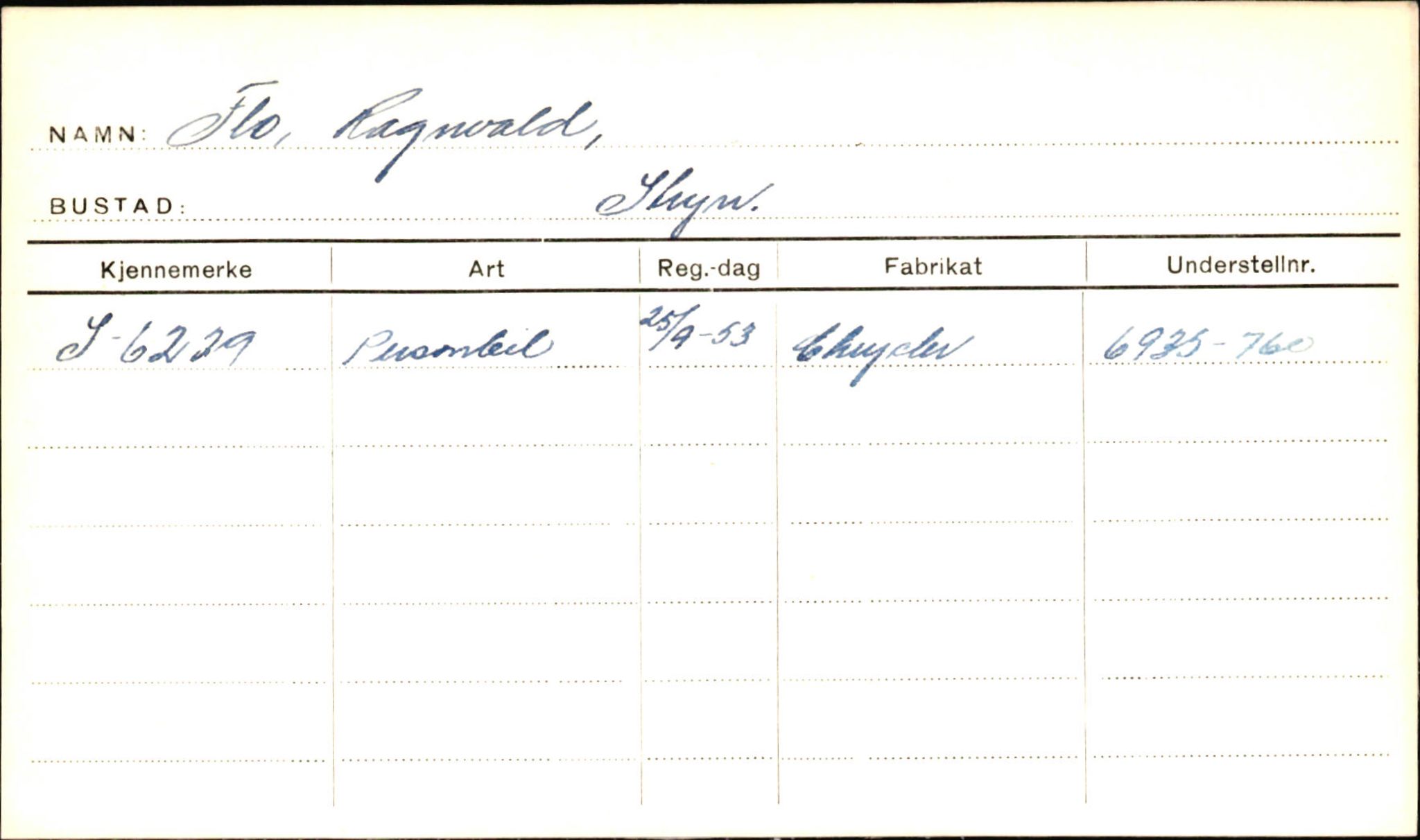 Statens vegvesen, Sogn og Fjordane vegkontor, AV/SAB-A-5301/4/F/L0001D: Eigarregister Fjordane til 1.6.1961, 1930-1961, p. 24