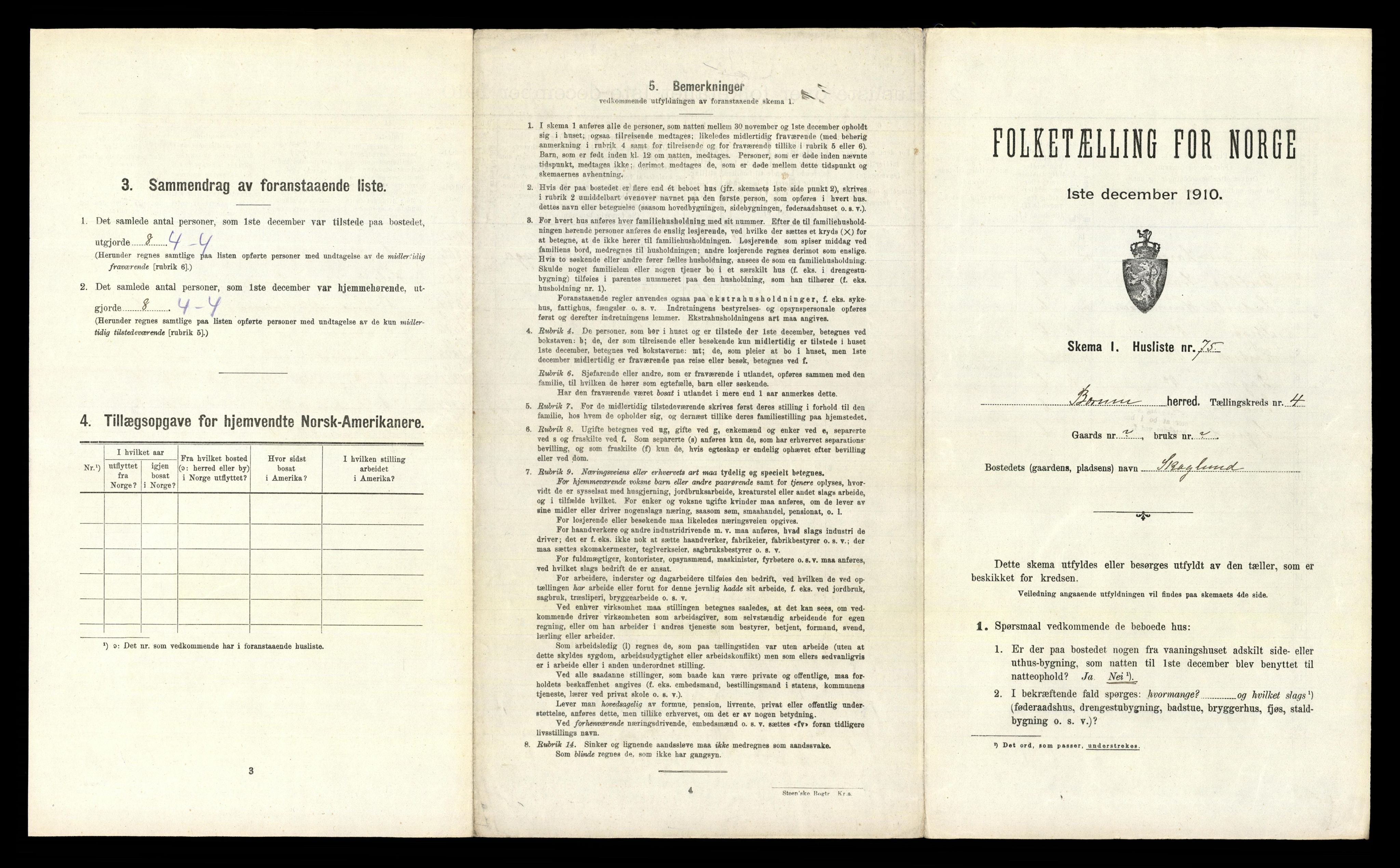 RA, 1910 census for Bærum, 1910, p. 731