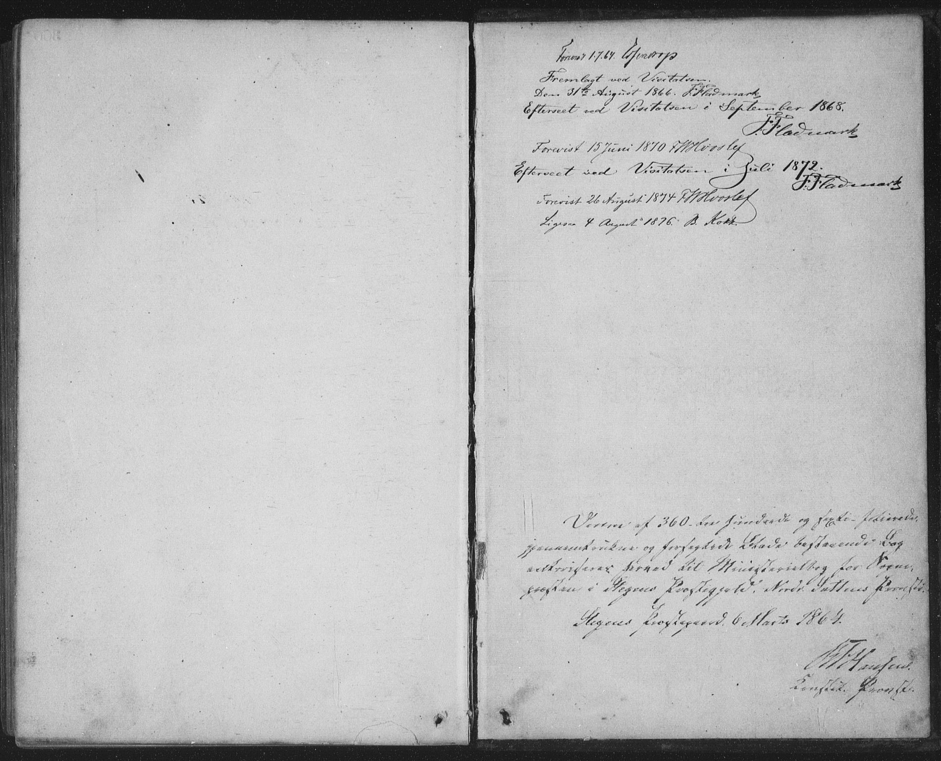 Ministerialprotokoller, klokkerbøker og fødselsregistre - Nordland, SAT/A-1459/855/L0801: Parish register (official) no. 855A09, 1864-1874