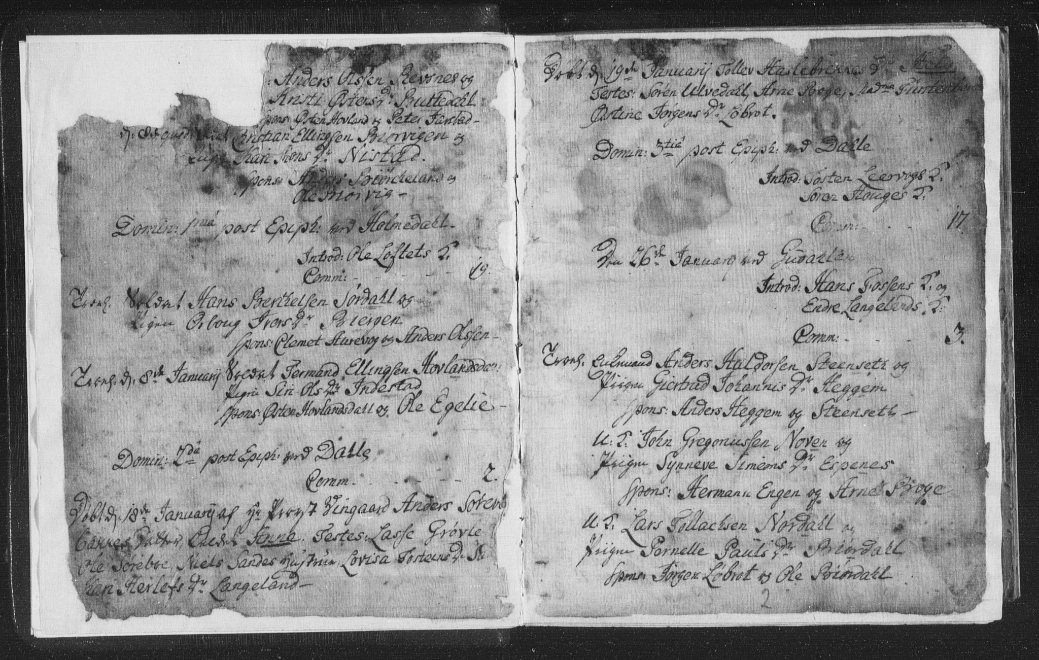 Fjaler sokneprestembete, SAB/A-79801/H/Haa/Haaa/L0002: Parish register (official) no. A 2, 1779-1798, p. 2