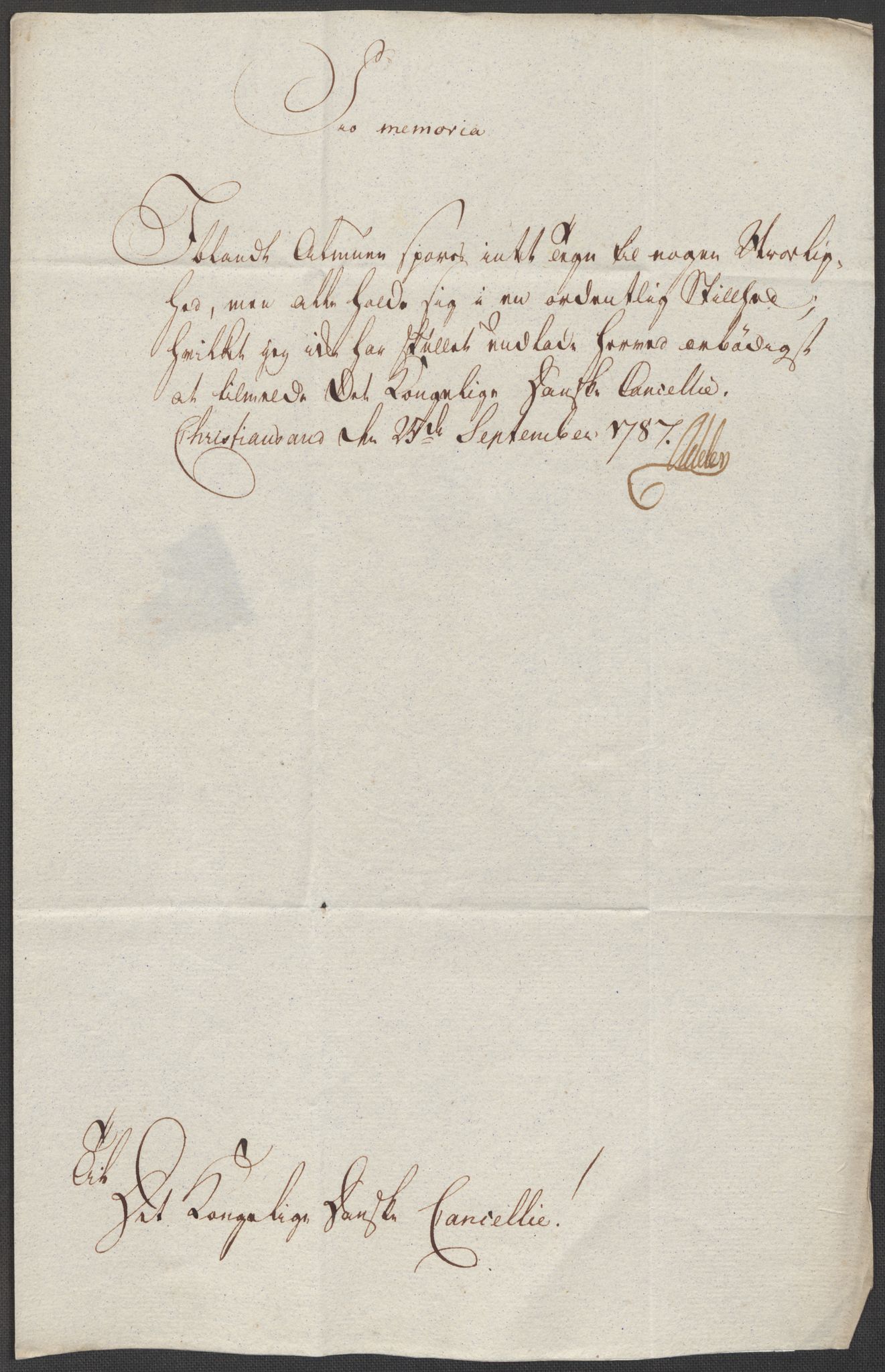 Danske Kanselli, Skapsaker, AV/RA-EA-4061/F/L0102: Skap 16, pakke 7 VIII, 1787-1800, p. 154