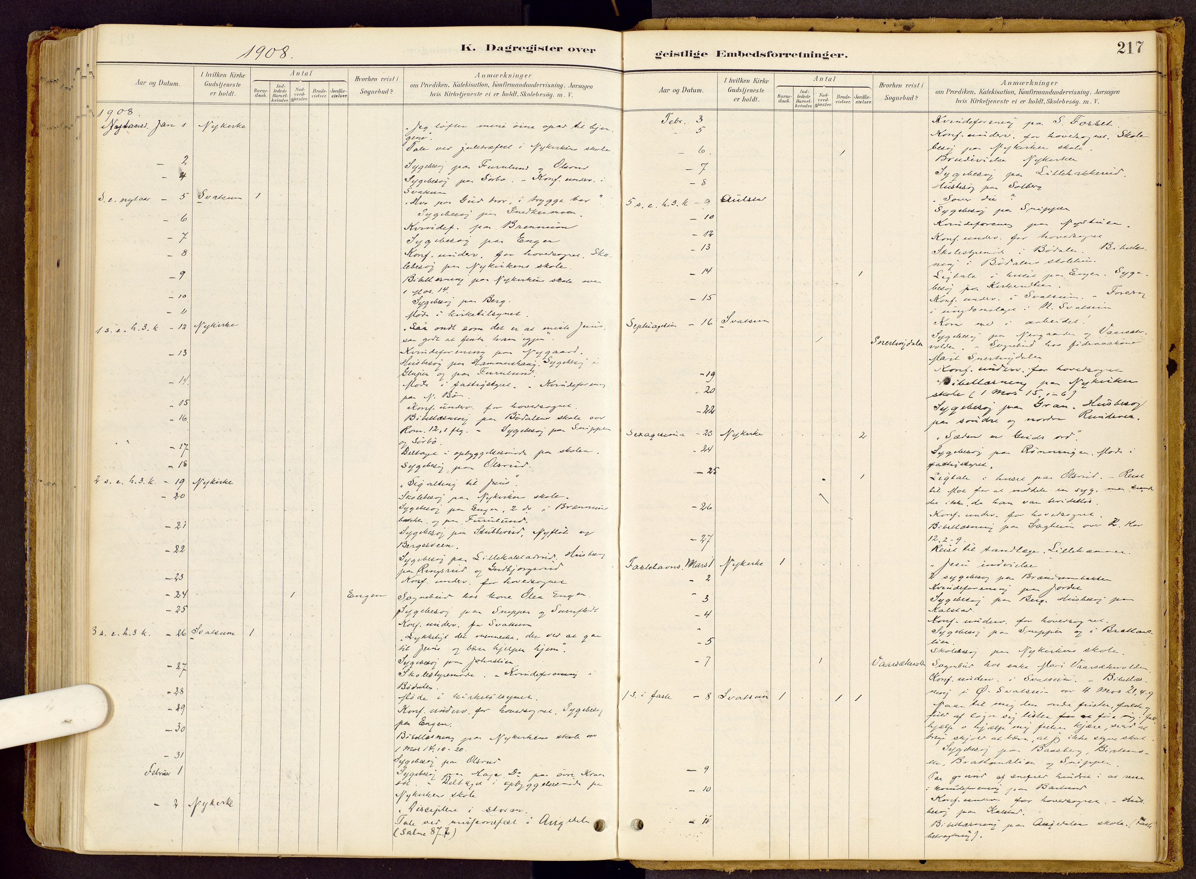 Vestre Gausdal prestekontor, SAH/PREST-094/H/Ha/Haa/L0002: Parish register (official) no. 2, 1887-1918, p. 217