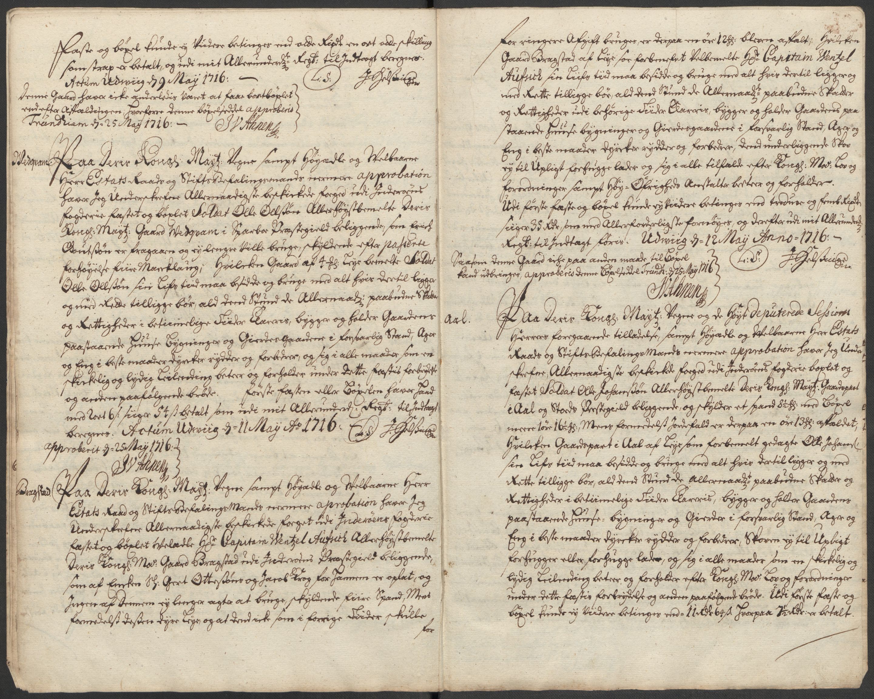 Rentekammeret inntil 1814, Reviderte regnskaper, Fogderegnskap, AV/RA-EA-4092/R63/L4324: Fogderegnskap Inderøy, 1716, p. 207