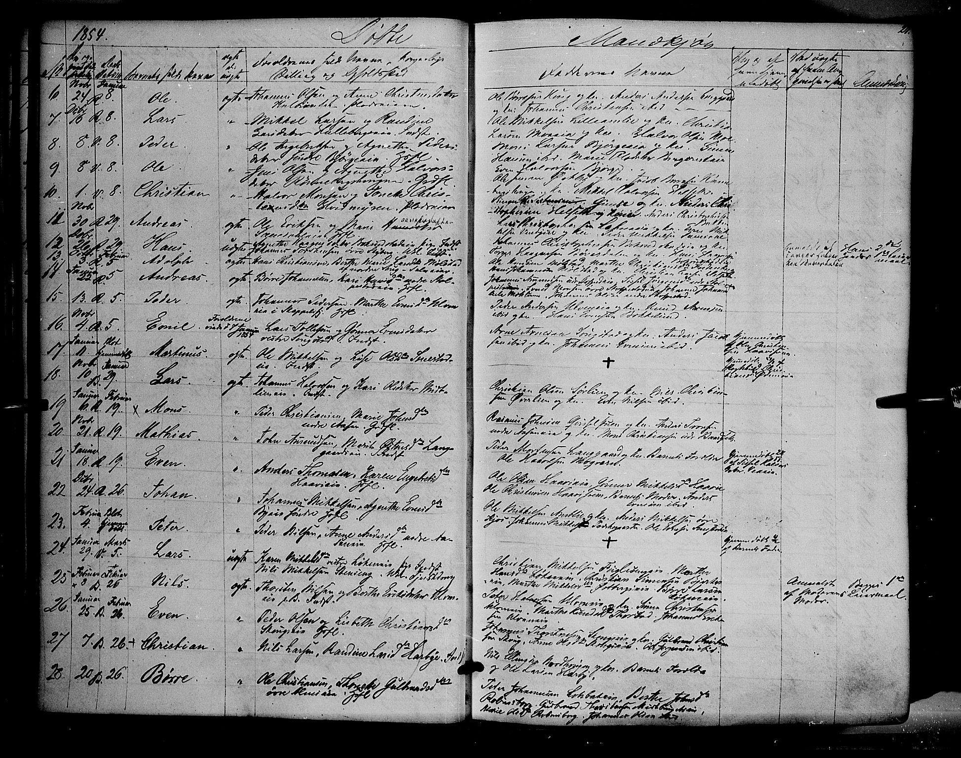 Ringsaker prestekontor, SAH/PREST-014/K/Ka/L0009: Parish register (official) no. 9, 1850-1860, p. 27