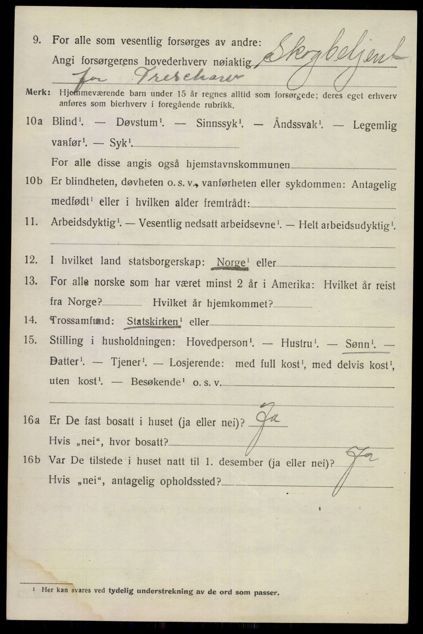 SAKO, 1920 census for Siljan, 1920, p. 440