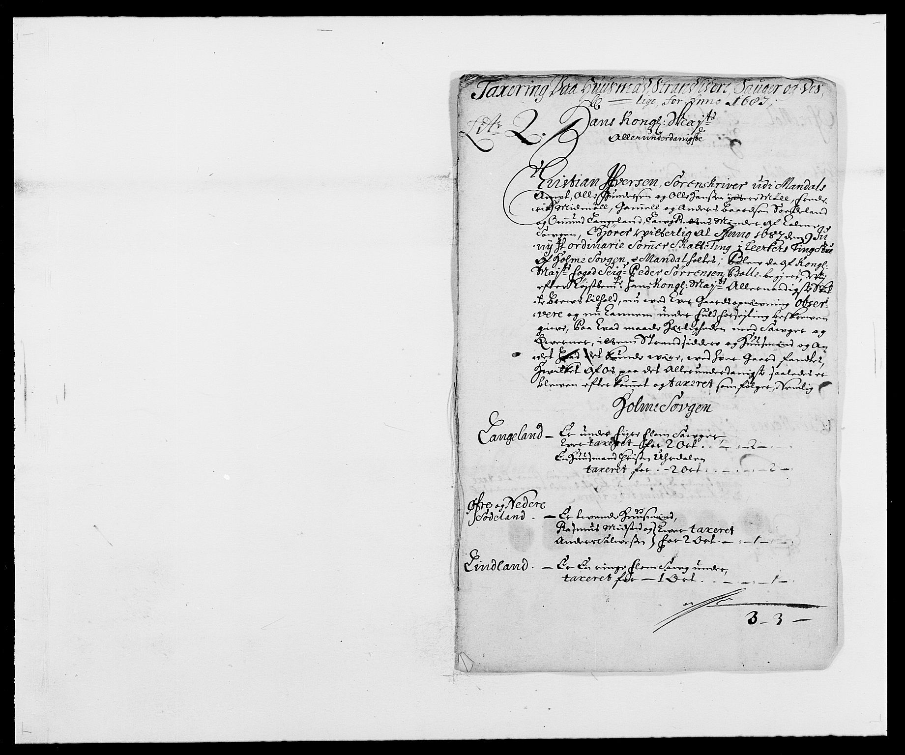 Rentekammeret inntil 1814, Reviderte regnskaper, Fogderegnskap, RA/EA-4092/R42/L2542: Mandal fogderi, 1685-1687, p. 212