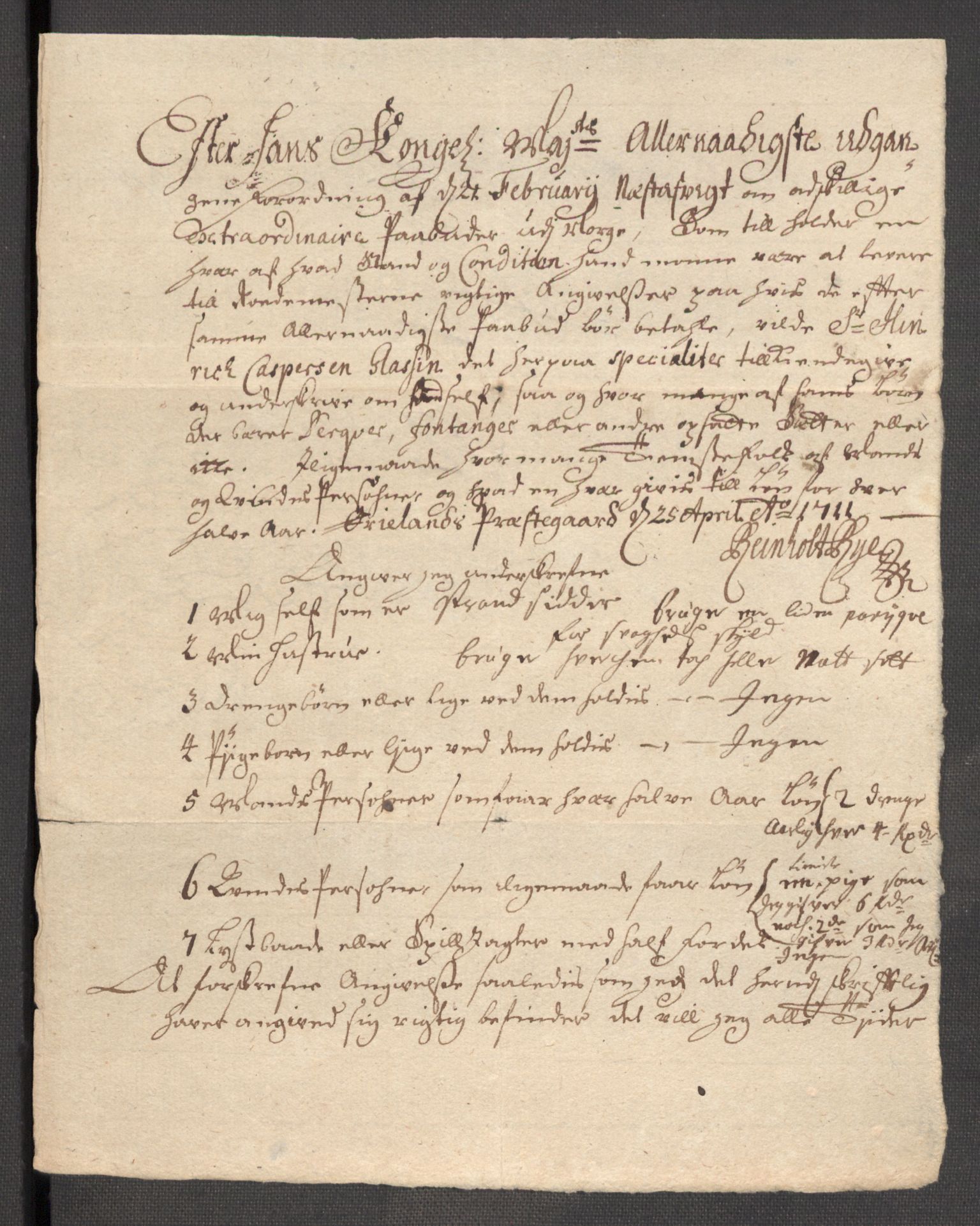 Rentekammeret inntil 1814, Reviderte regnskaper, Fogderegnskap, AV/RA-EA-4092/R57/L3860: Fogderegnskap Fosen, 1711, p. 401