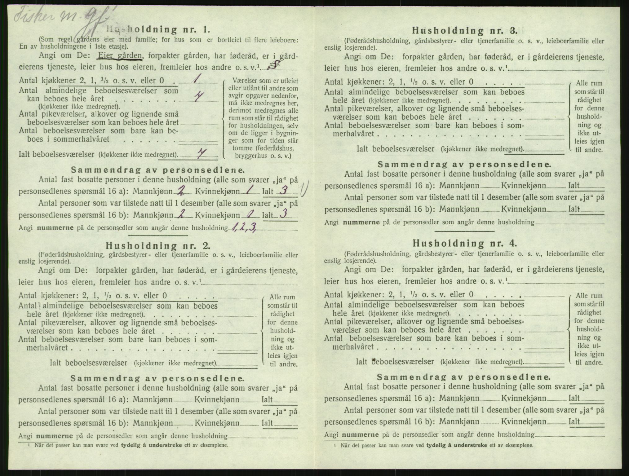 SAT, 1920 census for Kornstad, 1920, p. 378