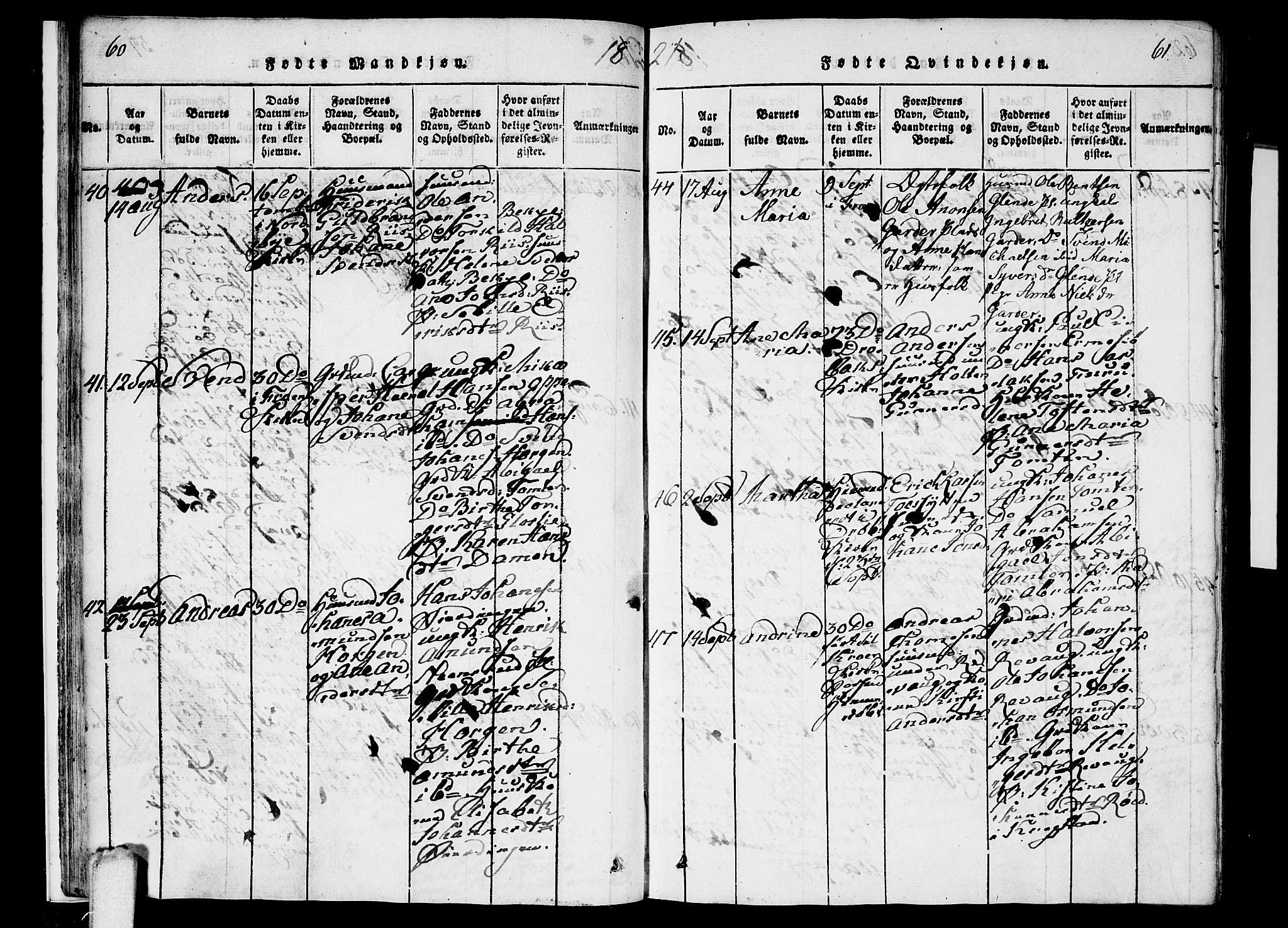 Ås prestekontor Kirkebøker, AV/SAO-A-10894/F/Fa/L0004: Parish register (official) no. I 4, 1818-1826, p. 60-61