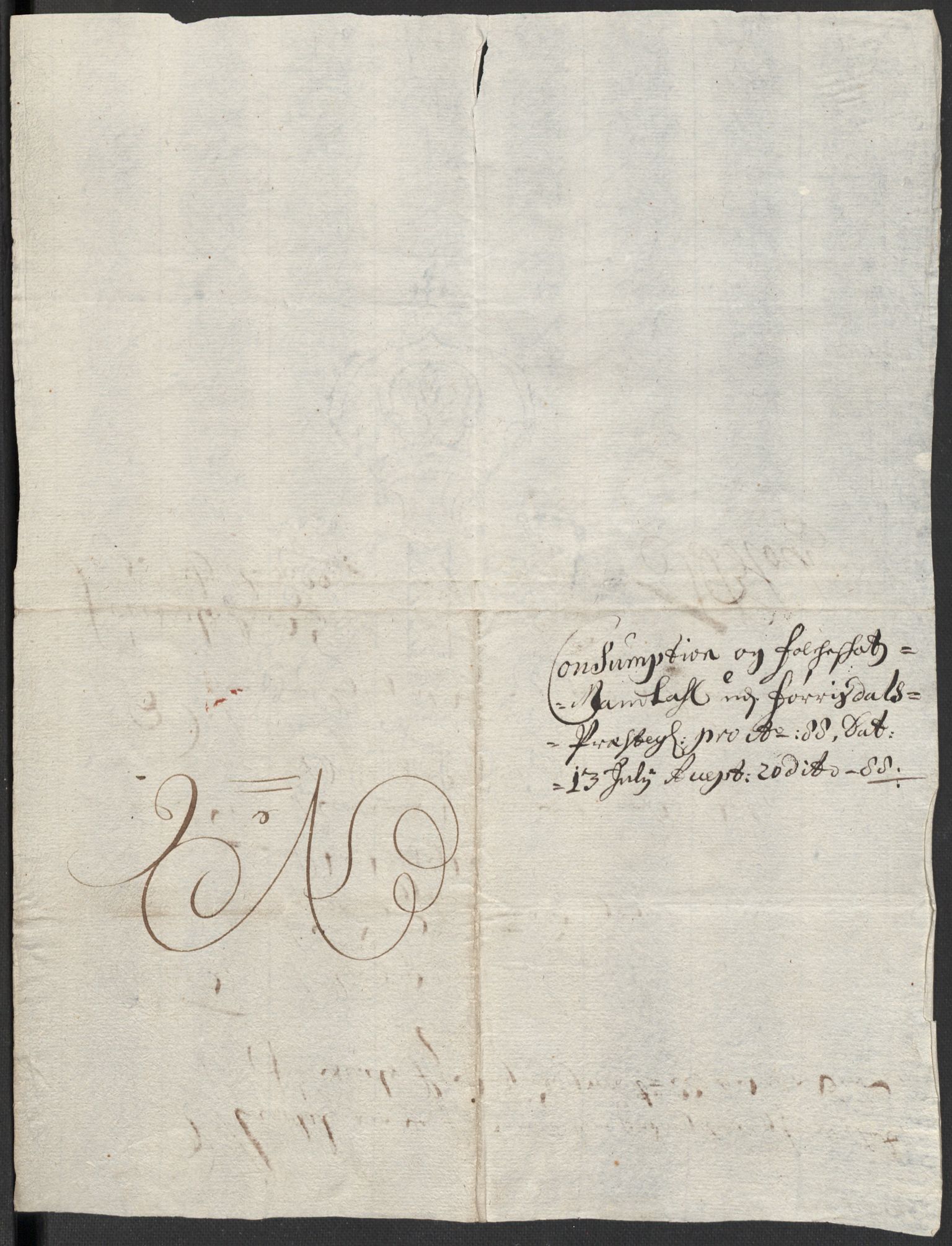 Rentekammeret inntil 1814, Reviderte regnskaper, Fogderegnskap, AV/RA-EA-4092/R35/L2087: Fogderegnskap Øvre og Nedre Telemark, 1687-1689, p. 354