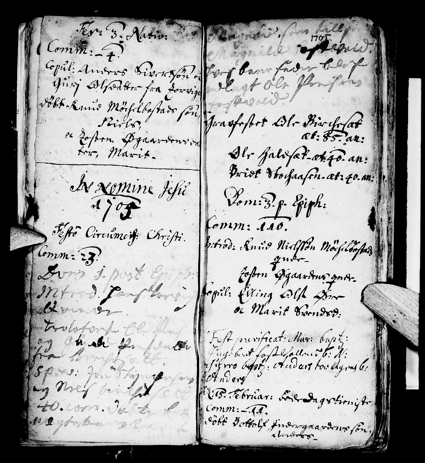Ministerialprotokoller, klokkerbøker og fødselsregistre - Møre og Romsdal, SAT/A-1454/584/L0963: Parish register (official) no. 584A03, 1702-1725