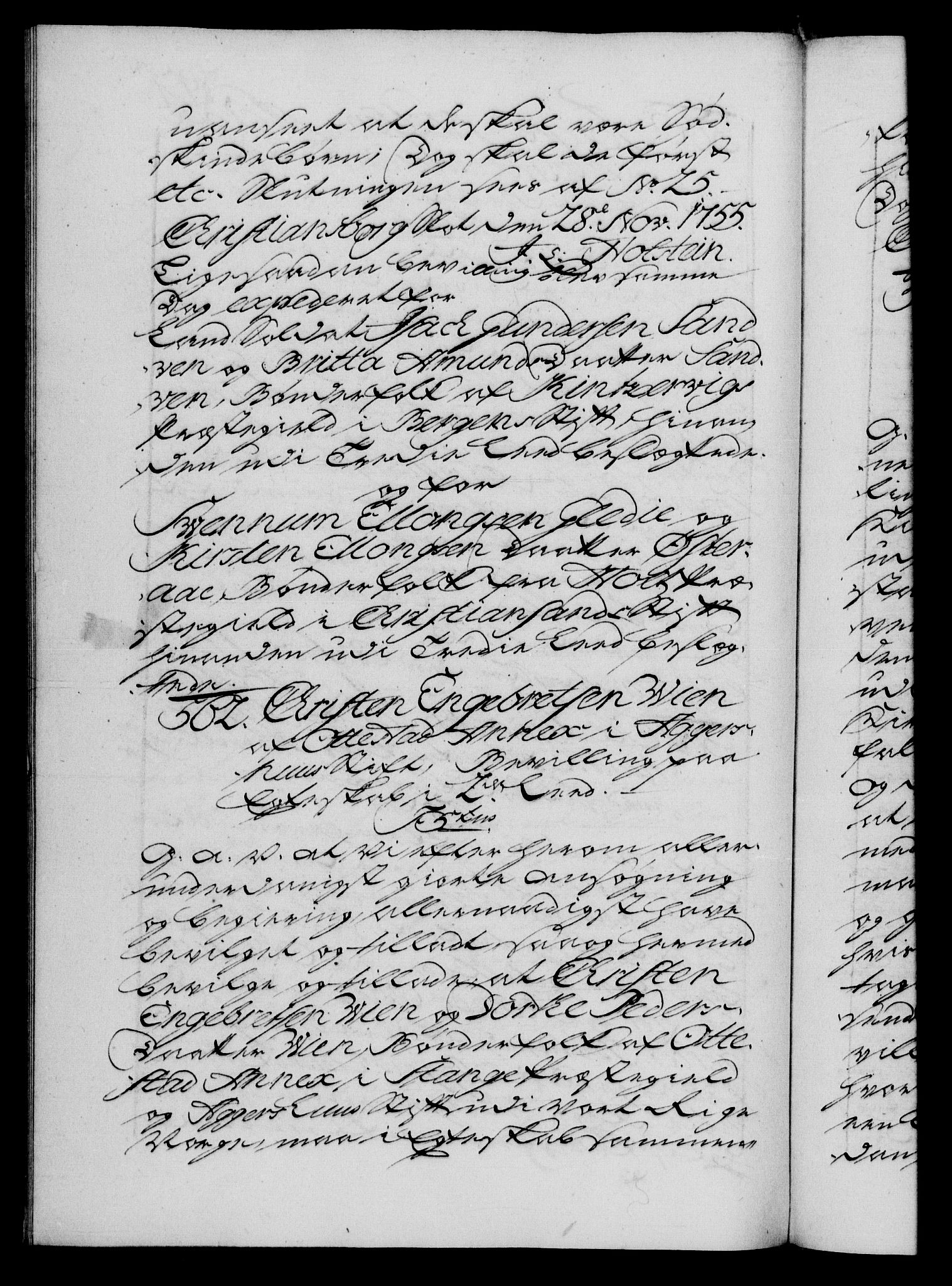 Danske Kanselli 1572-1799, AV/RA-EA-3023/F/Fc/Fca/Fcaa/L0039: Norske registre, 1755-1756, p. 397b