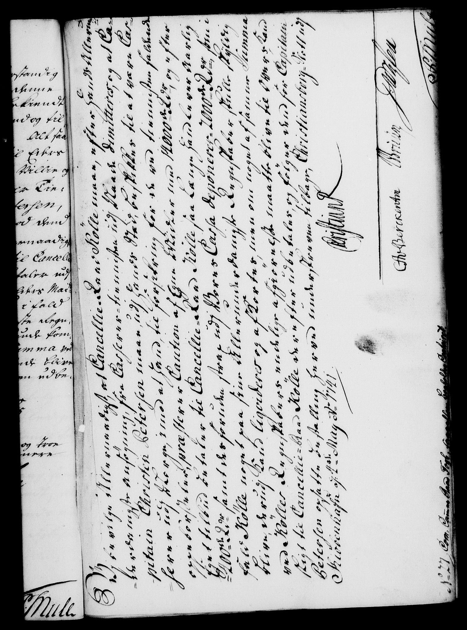 Rentekammeret, Kammerkanselliet, RA/EA-3111/G/Gf/Gfa/L0024: Norsk relasjons- og resolusjonsprotokoll (merket RK 52.24), 1741, p. 282