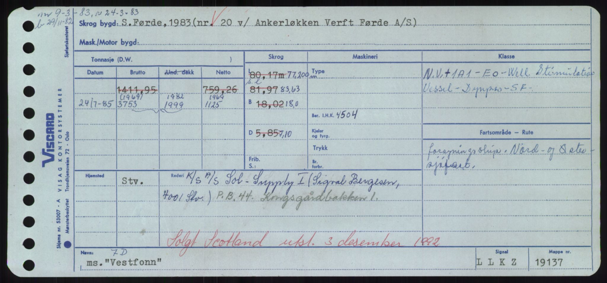 Sjøfartsdirektoratet med forløpere, Skipsmålingen, RA/S-1627/H/Hd/L0040: Fartøy, U-Ve, p. 715