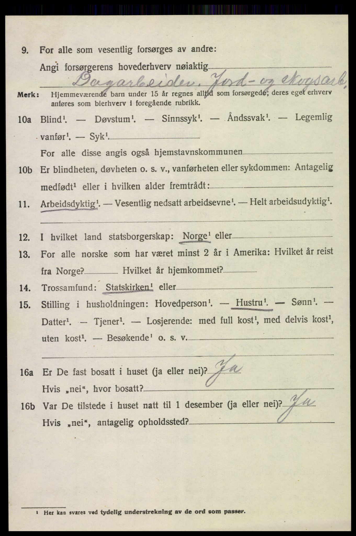 SAH, 1920 census for Ringsaker, 1920, p. 20855