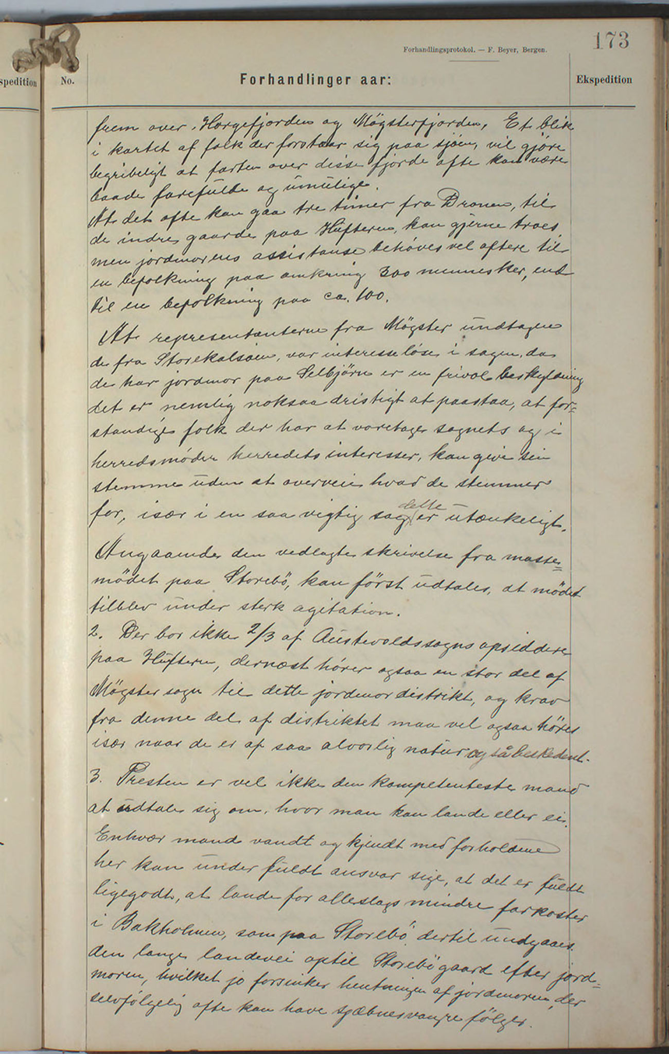 Austevoll kommune. Formannskapet, IKAH/1244-021/A/Aa/L0002a: Møtebok for heradstyret, 1901-1910, p. 344