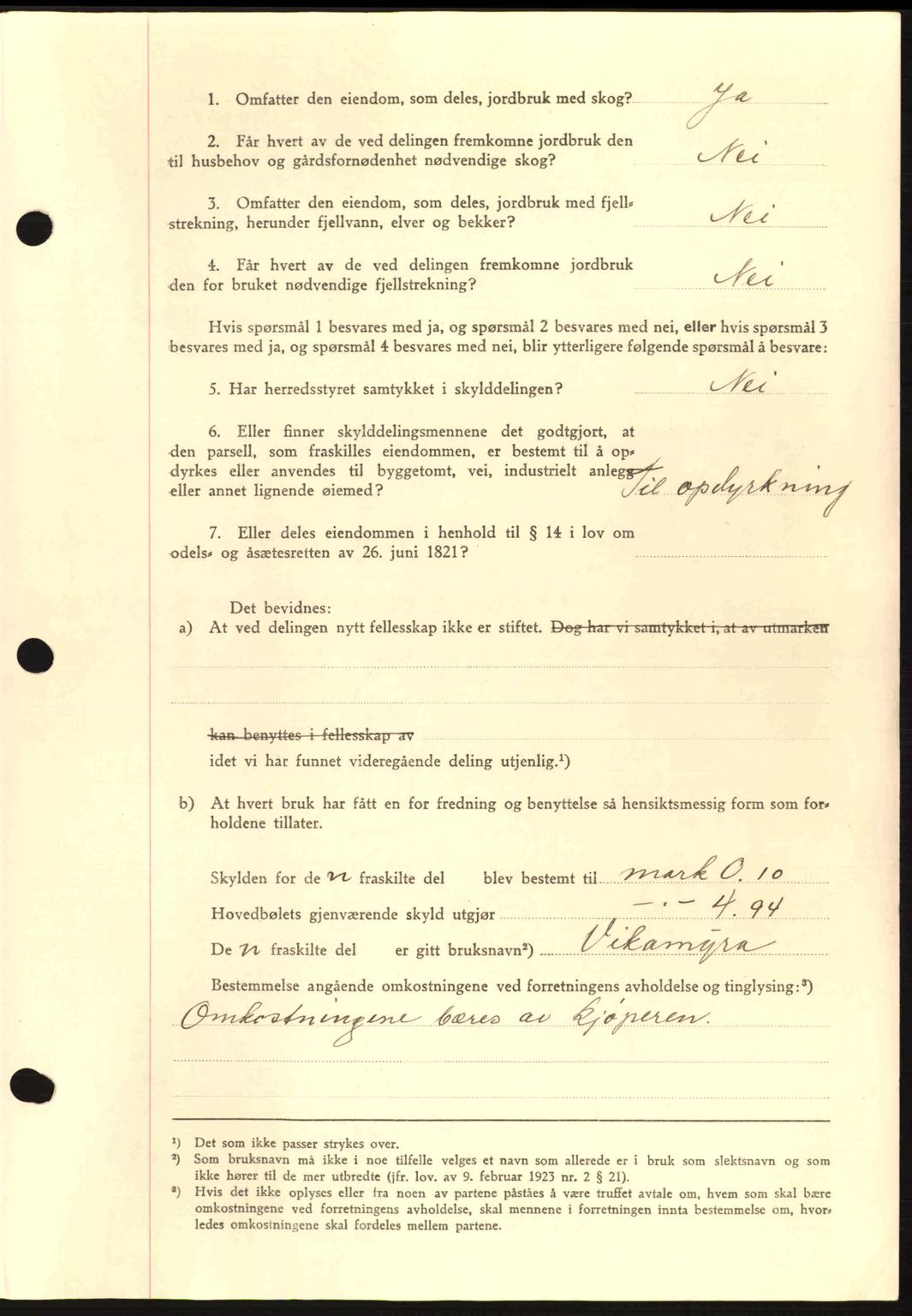 Nordmøre sorenskriveri, AV/SAT-A-4132/1/2/2Ca: Mortgage book no. A91, 1941-1942, Diary no: : 449/1942