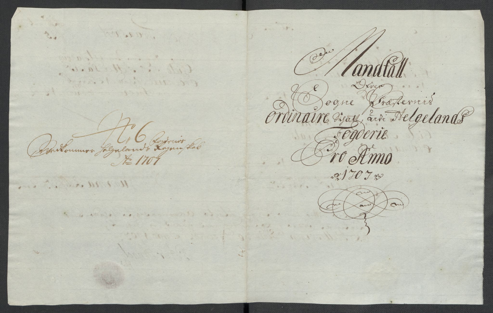 Rentekammeret inntil 1814, Reviderte regnskaper, Fogderegnskap, RA/EA-4092/R65/L4509: Fogderegnskap Helgeland, 1706-1707, p. 242