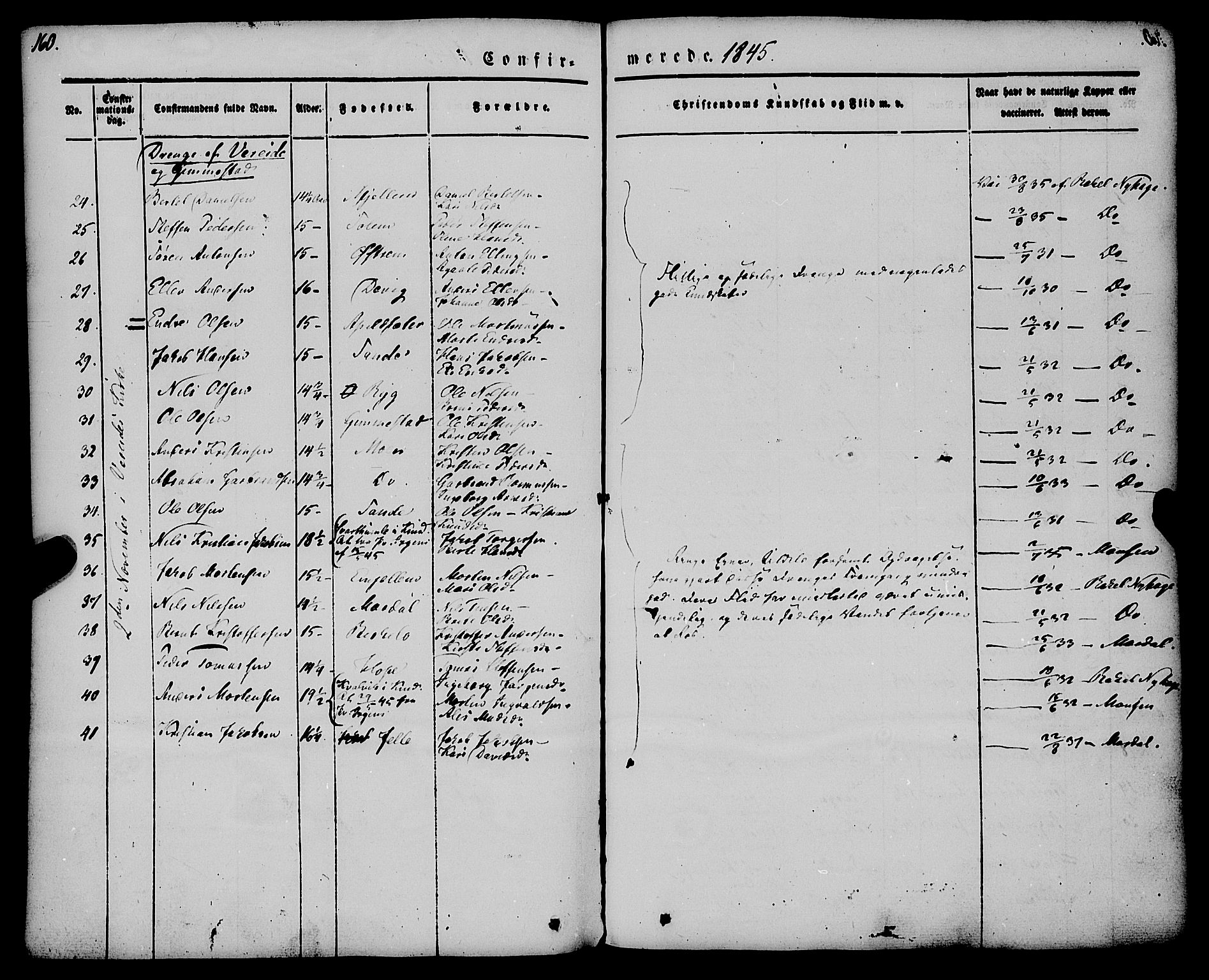 Gloppen sokneprestembete, AV/SAB-A-80101/H/Haa/Haaa/L0008: Parish register (official) no. A 8, 1837-1855, p. 160