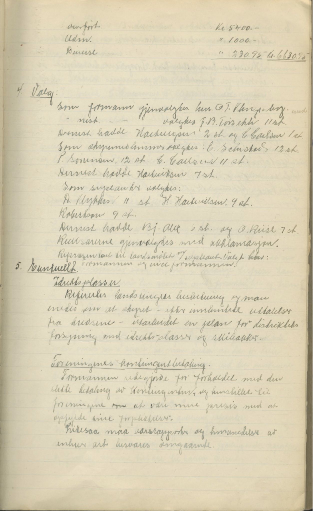 Finnmark Distriktslag for Idrett, FMFB/A-1040/A/L0001: Møteprotokoll, 1919-1940, p. 46