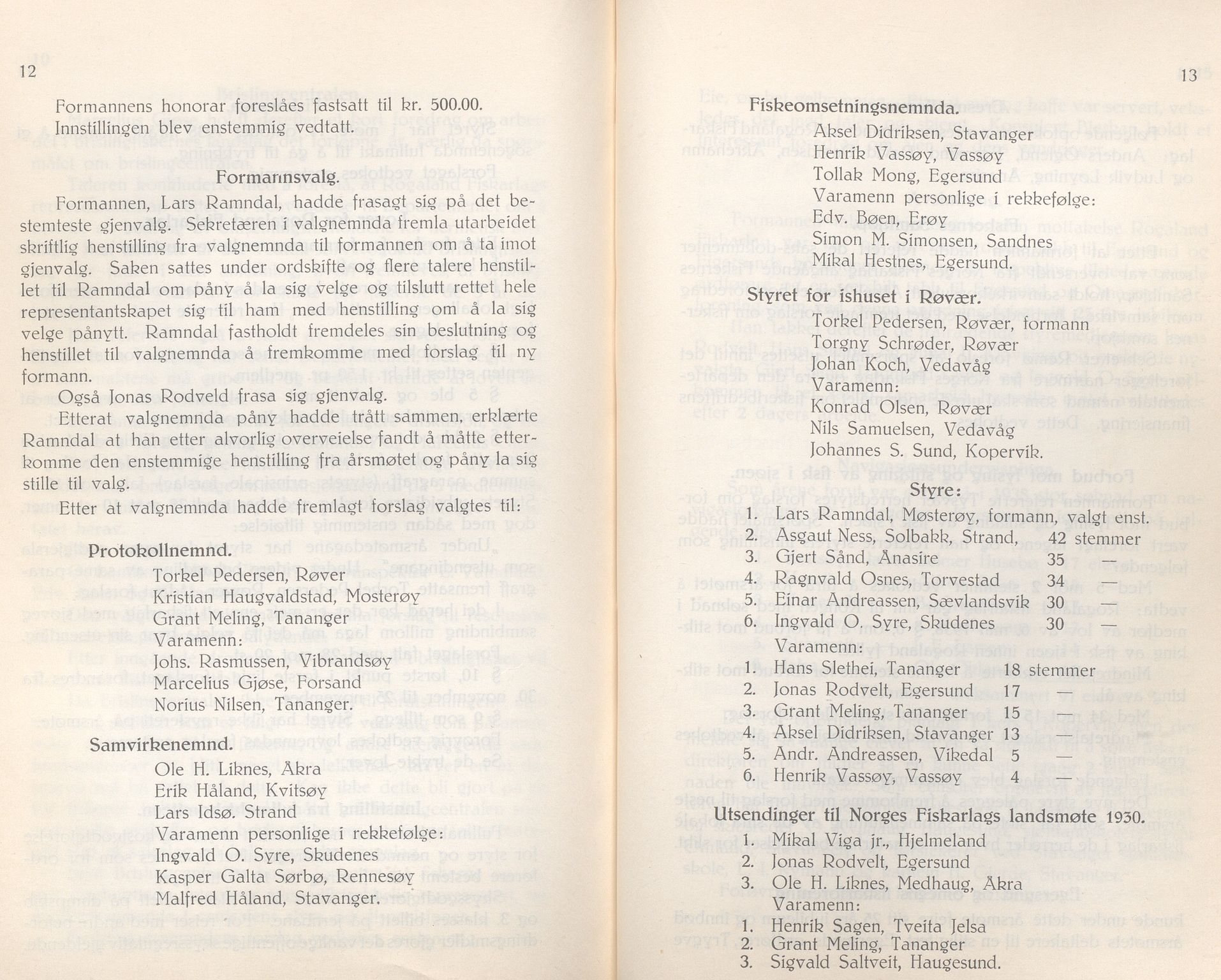 Rogaland fylkeskommune - Fylkesrådmannen , IKAR/A-900/A/Aa/Aaa/L0059: Møtebok , 1940, p. 12-13