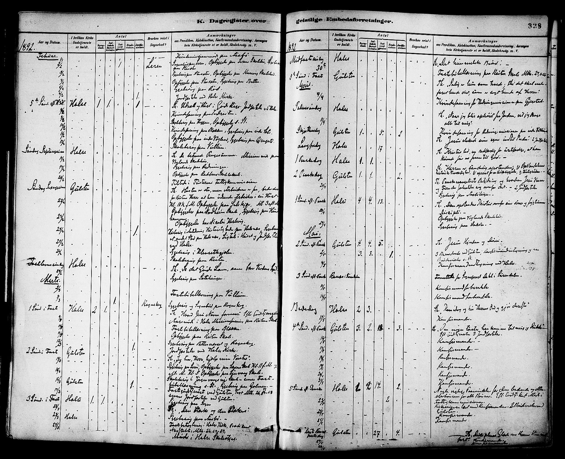 Ministerialprotokoller, klokkerbøker og fødselsregistre - Møre og Romsdal, SAT/A-1454/576/L0885: Parish register (official) no. 576A03, 1880-1898, p. 328
