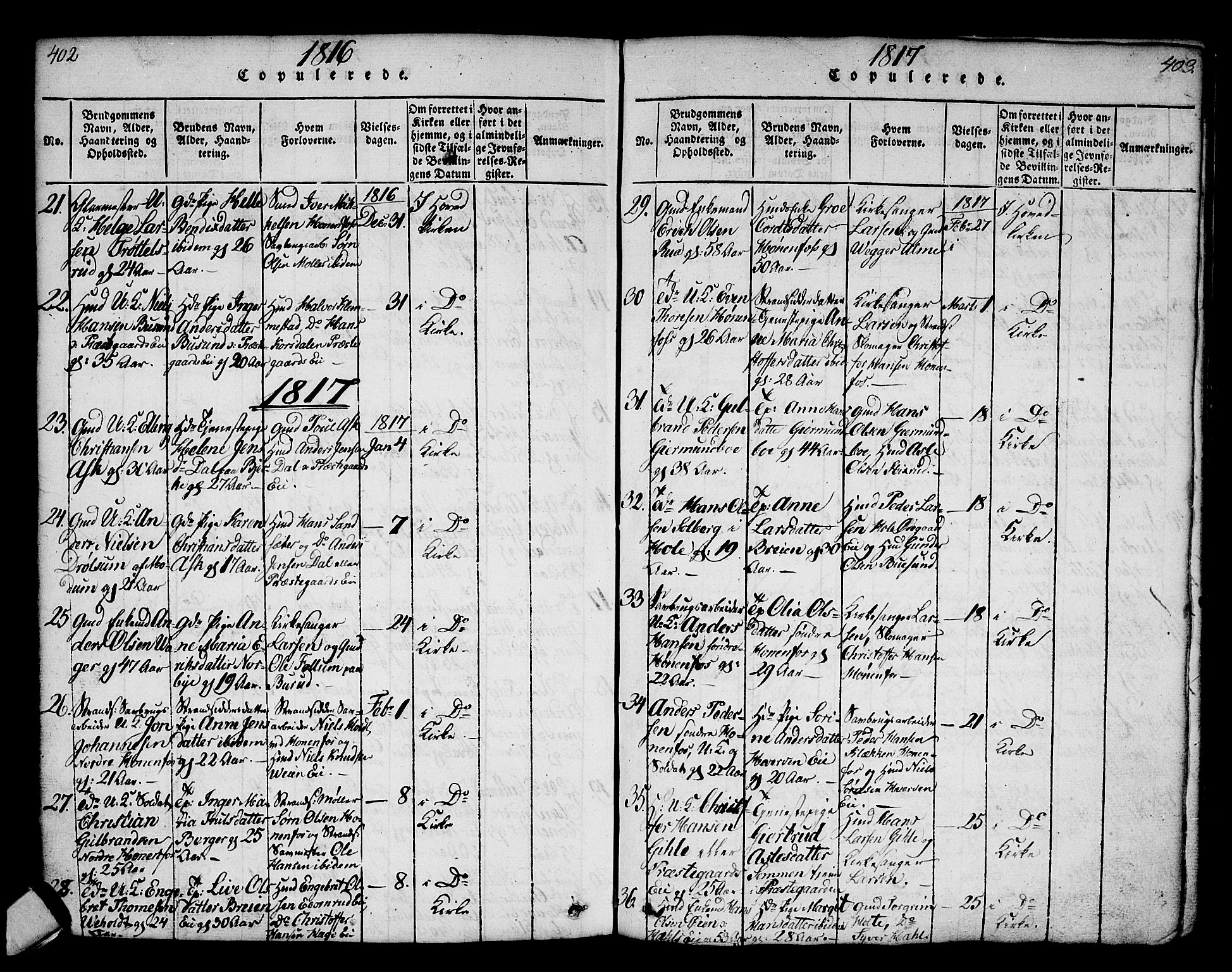 Norderhov kirkebøker, AV/SAKO-A-237/G/Ga/L0002: Parish register (copy) no. I 2, 1814-1867, p. 402-403