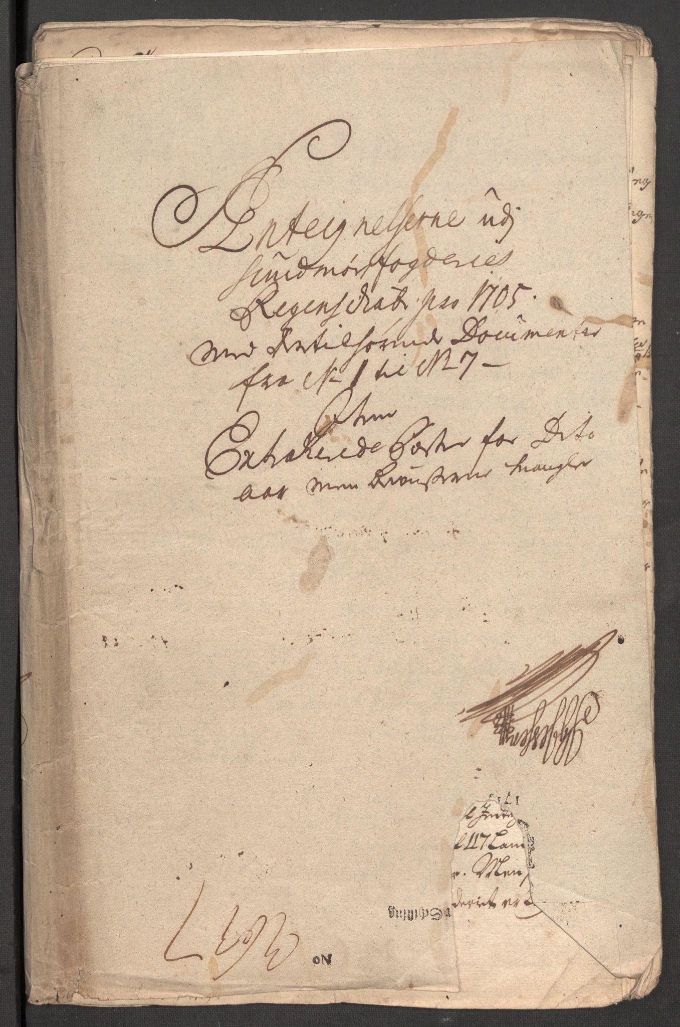 Rentekammeret inntil 1814, Reviderte regnskaper, Fogderegnskap, RA/EA-4092/R54/L3560: Fogderegnskap Sunnmøre, 1704-1705, p. 444