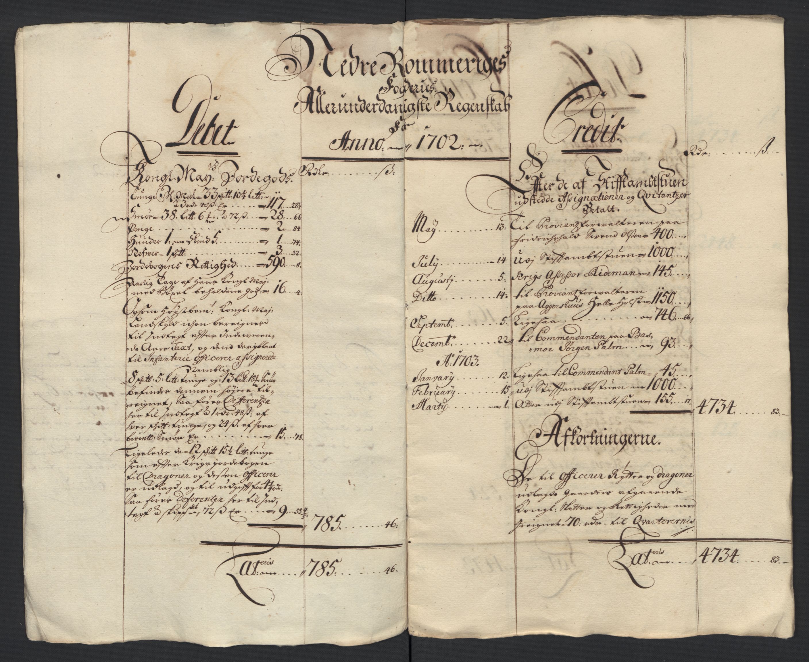 Rentekammeret inntil 1814, Reviderte regnskaper, Fogderegnskap, AV/RA-EA-4092/R11/L0585: Fogderegnskap Nedre Romerike, 1702, p. 13
